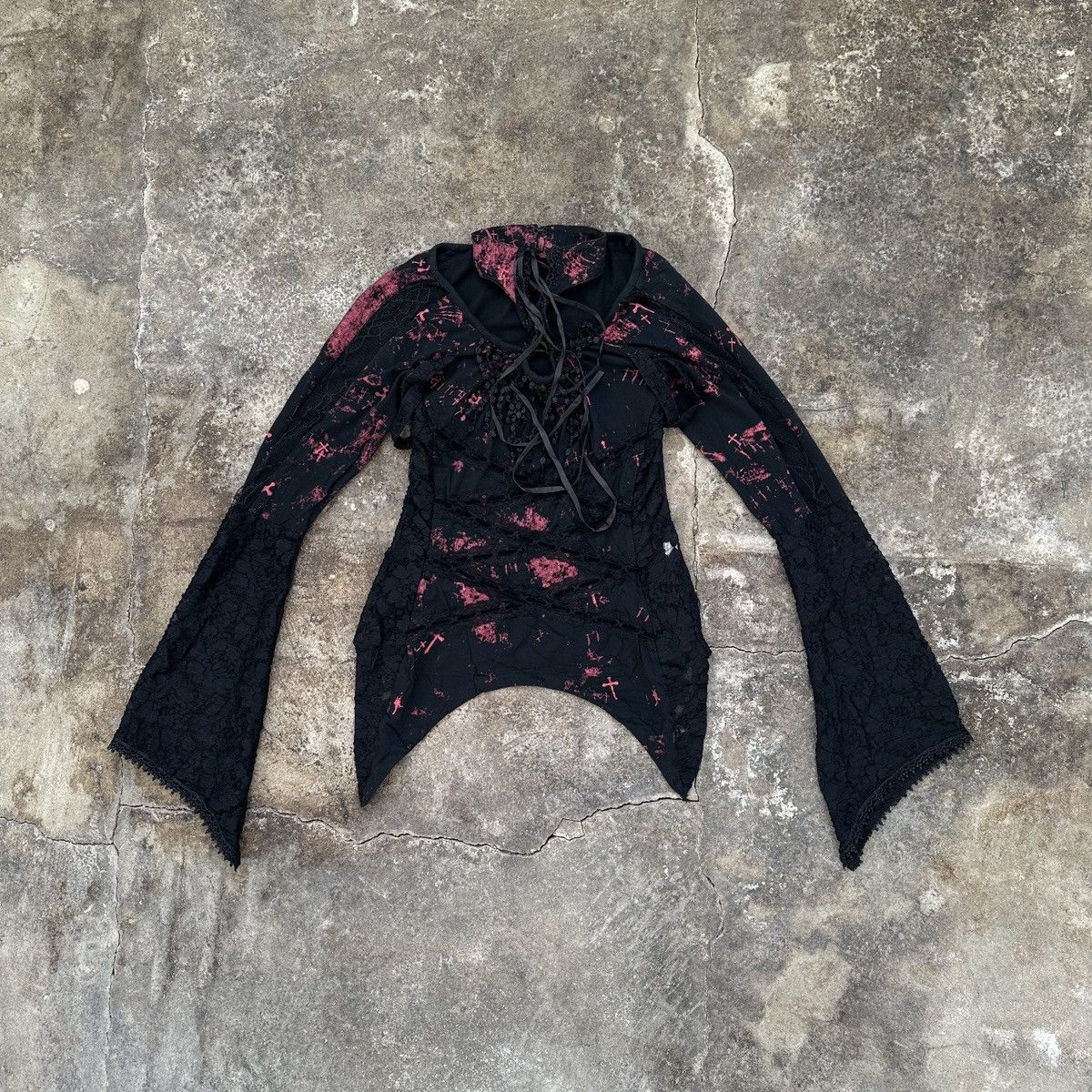 Beauty Beast × Seditionaries Vintage PunkRave Blouse Size M / US 6-8 / IT 42-44 - 1 Thumbnail