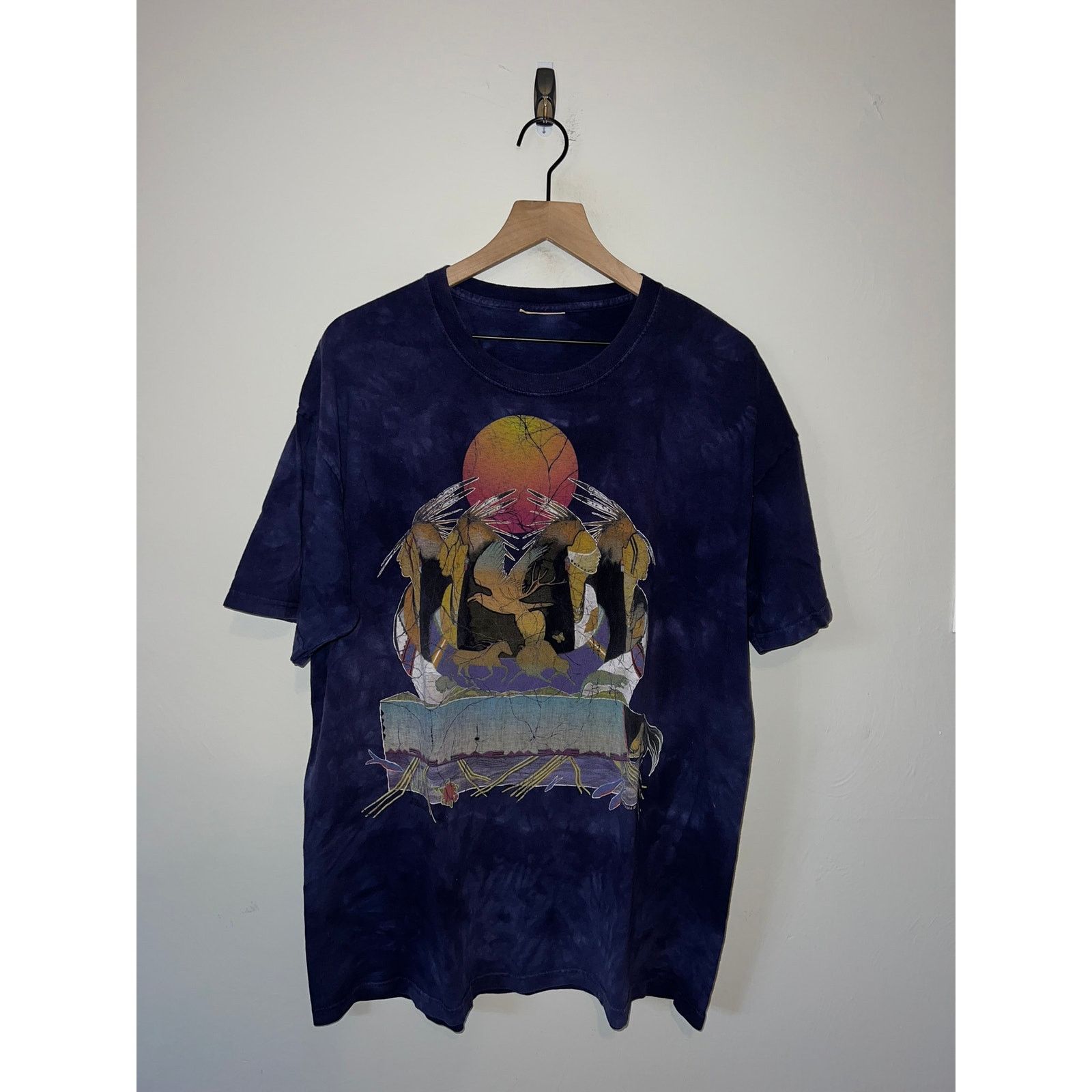 The Mountain Vintage The Mountain Gina Grey Shirt Native American Art XL Size US XL / EU 56 / 4 - 1 Thumbnail
