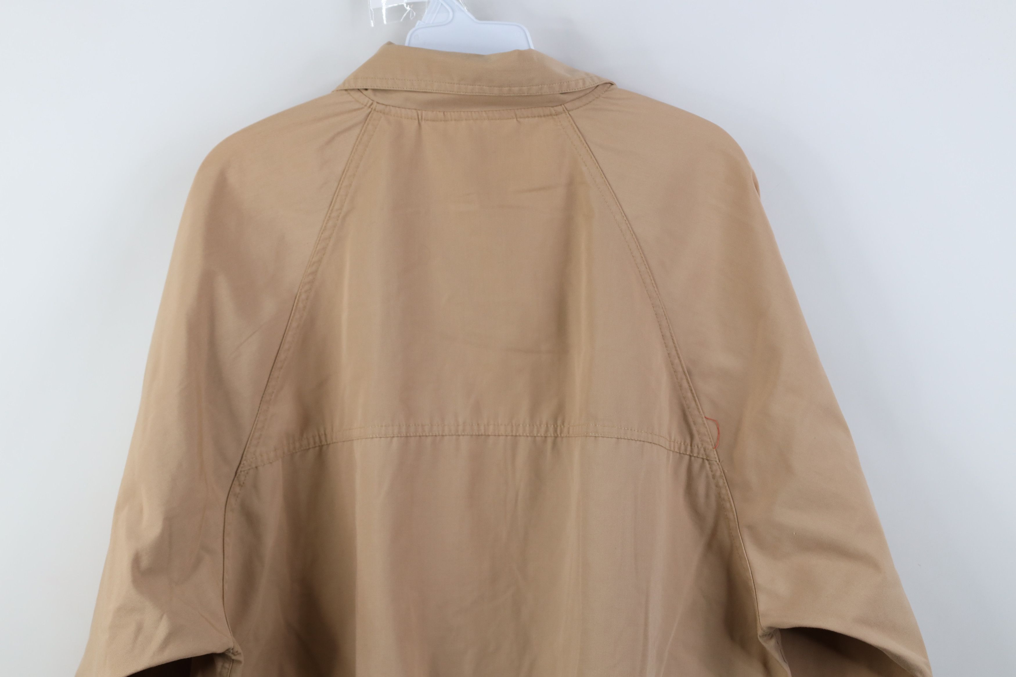 Vintage Vintage 90s Streetwear Big Pocket Shirt Bomber Jacket Beige Size L / US 10 / IT 46 - 12 Thumbnail