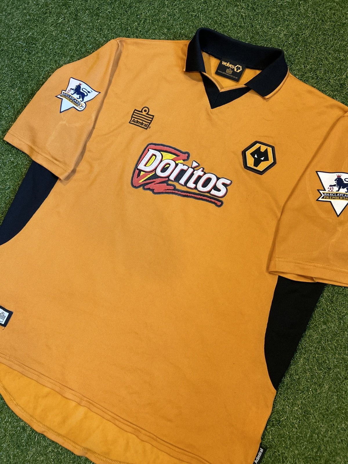 Vintage 03/04 Wolverhampton Wanderers FC Camara Home Shirt Size US L / EU 52-54 / 3 - 4 Thumbnail