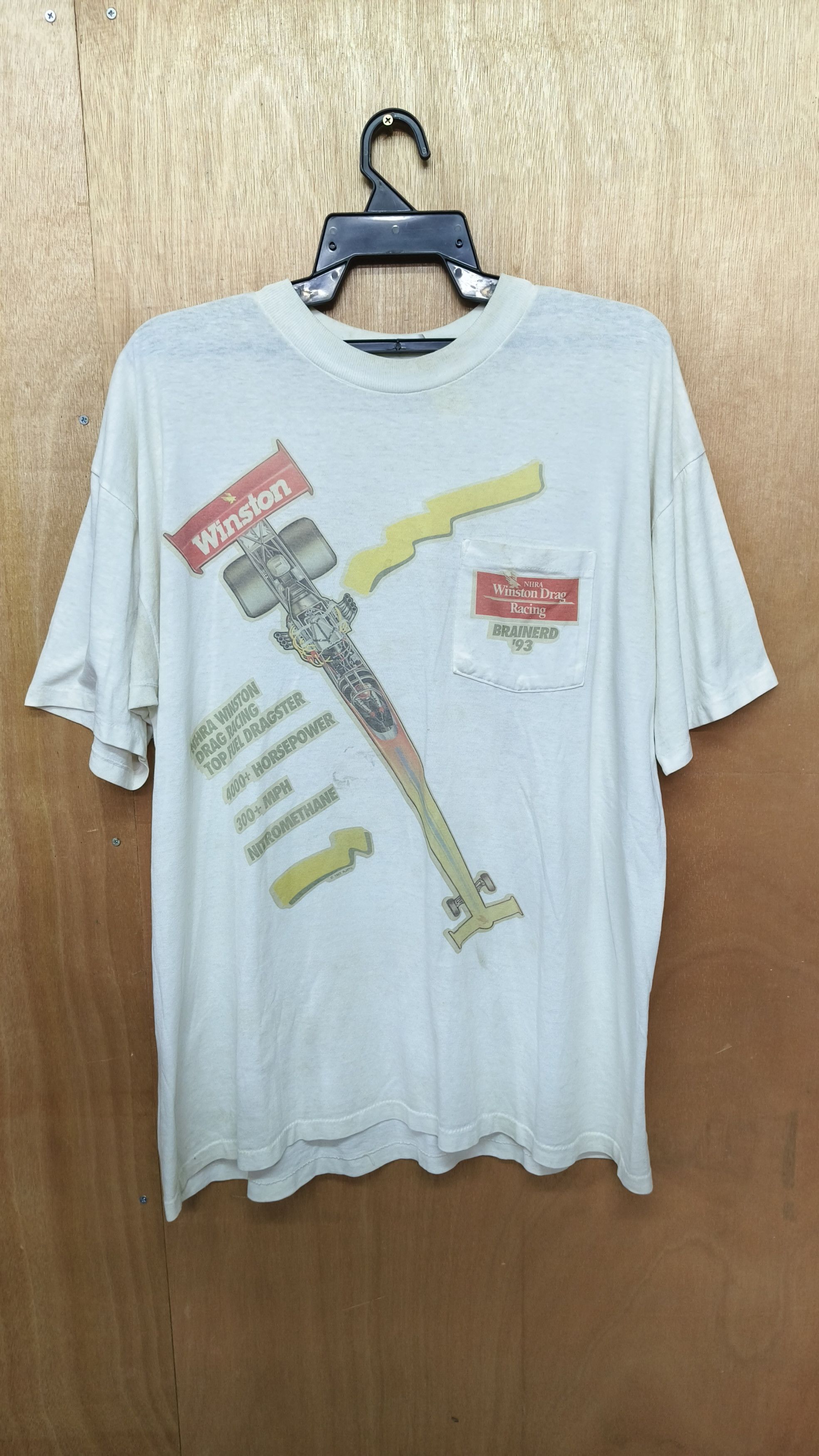 Other vintage 90s WINSTON DRAG RACING - BRAINERD 93 Size US XL / EU 56 / 4 - 1 Thumbnail