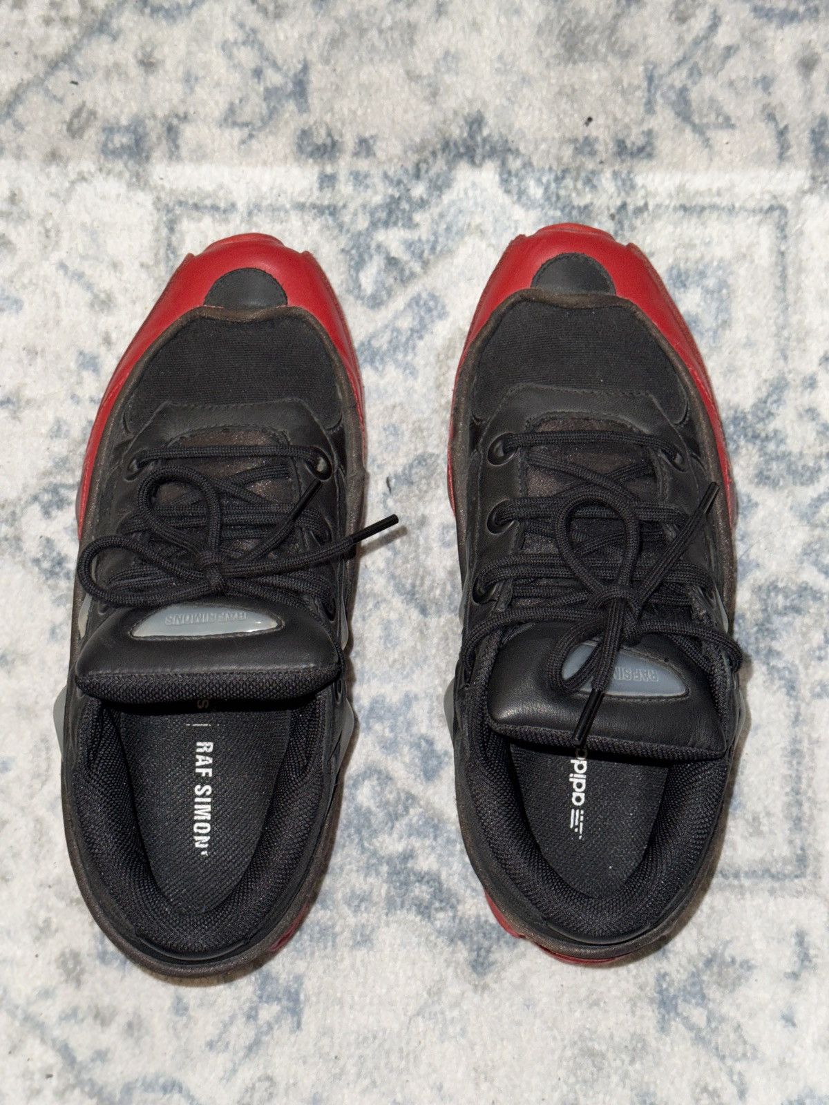 Raf Simons Adidas x Raf Simons Ozweego Skarlet red Size US 7 / EU 40 - 7 Thumbnail