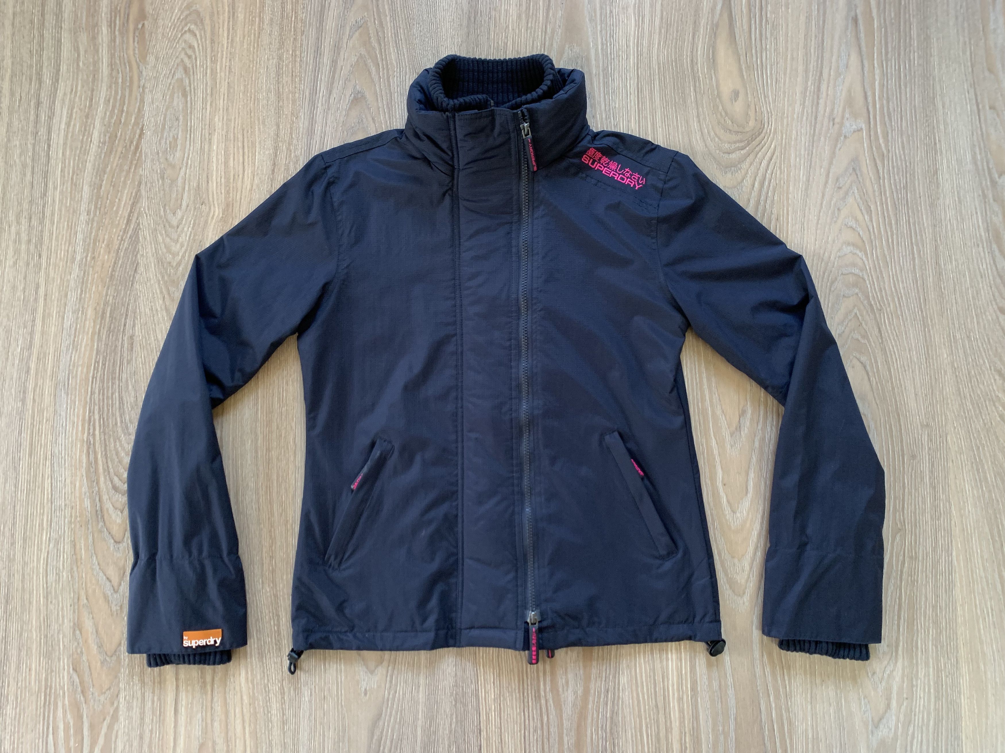 Superdry Japan Navy Blue Nylon Windcheater Jacket