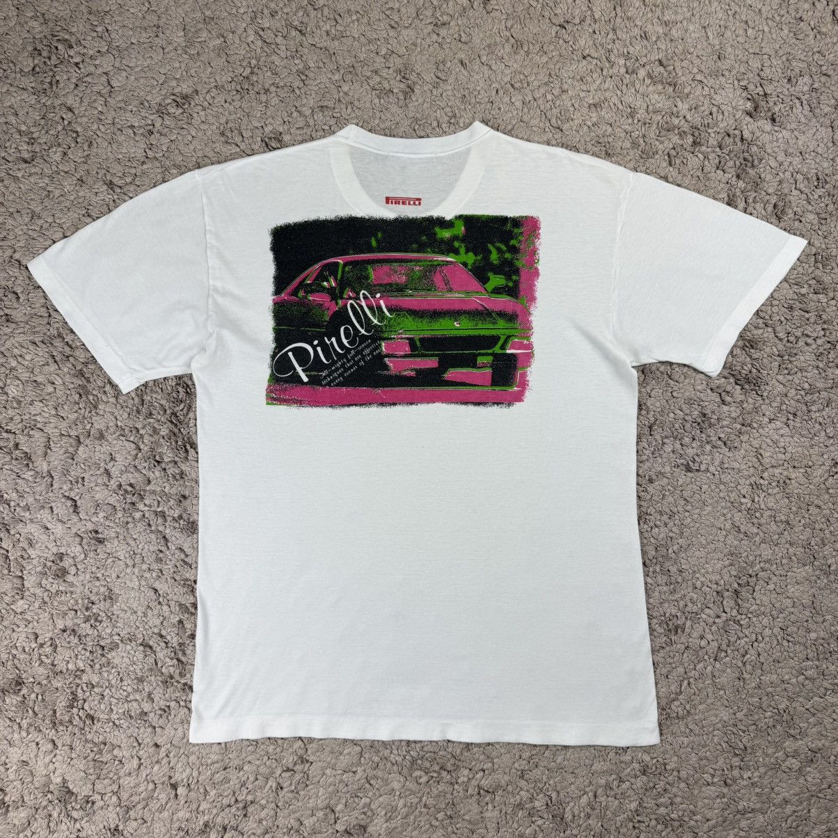 Pirelli Vintage Pirelli Coltrane Ferrari Mondial Graphic T-shirt Size US M / EU 48-50 / 2 - 1 Thumbnail