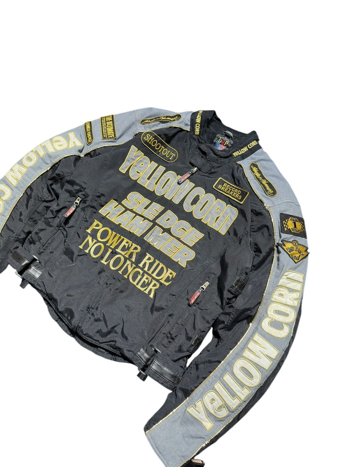 YELLOW CORN Yellow Corn Riding Jacket Embroidered Spell Out Size US L / EU 52-54 / 3 - 2 Thumbnail