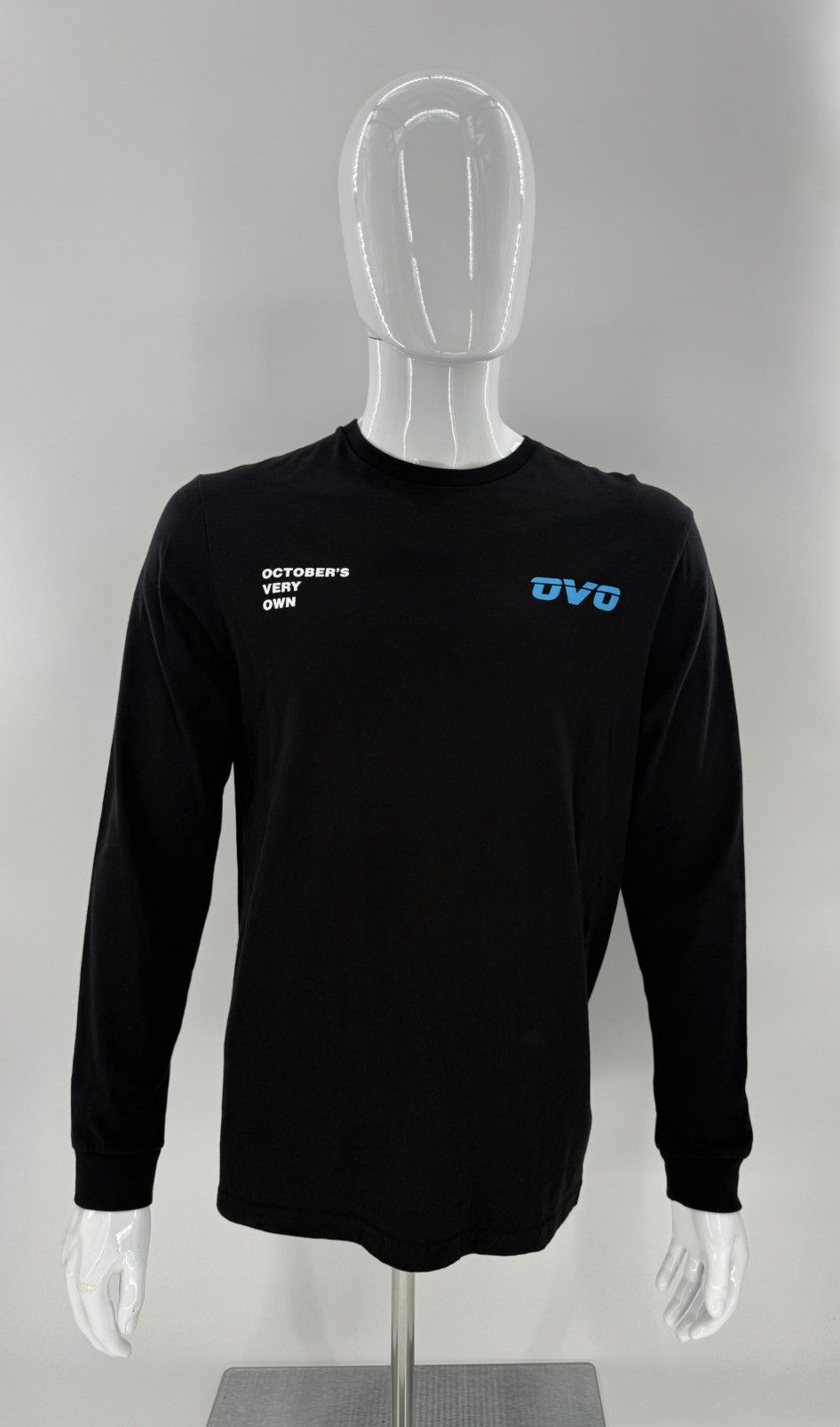 October's Very Own Ovo Octobers Very Own Long Sleeve T Shirt Black Mens L Size US L / EU 52-54 / 3 - 1 Thumbnail