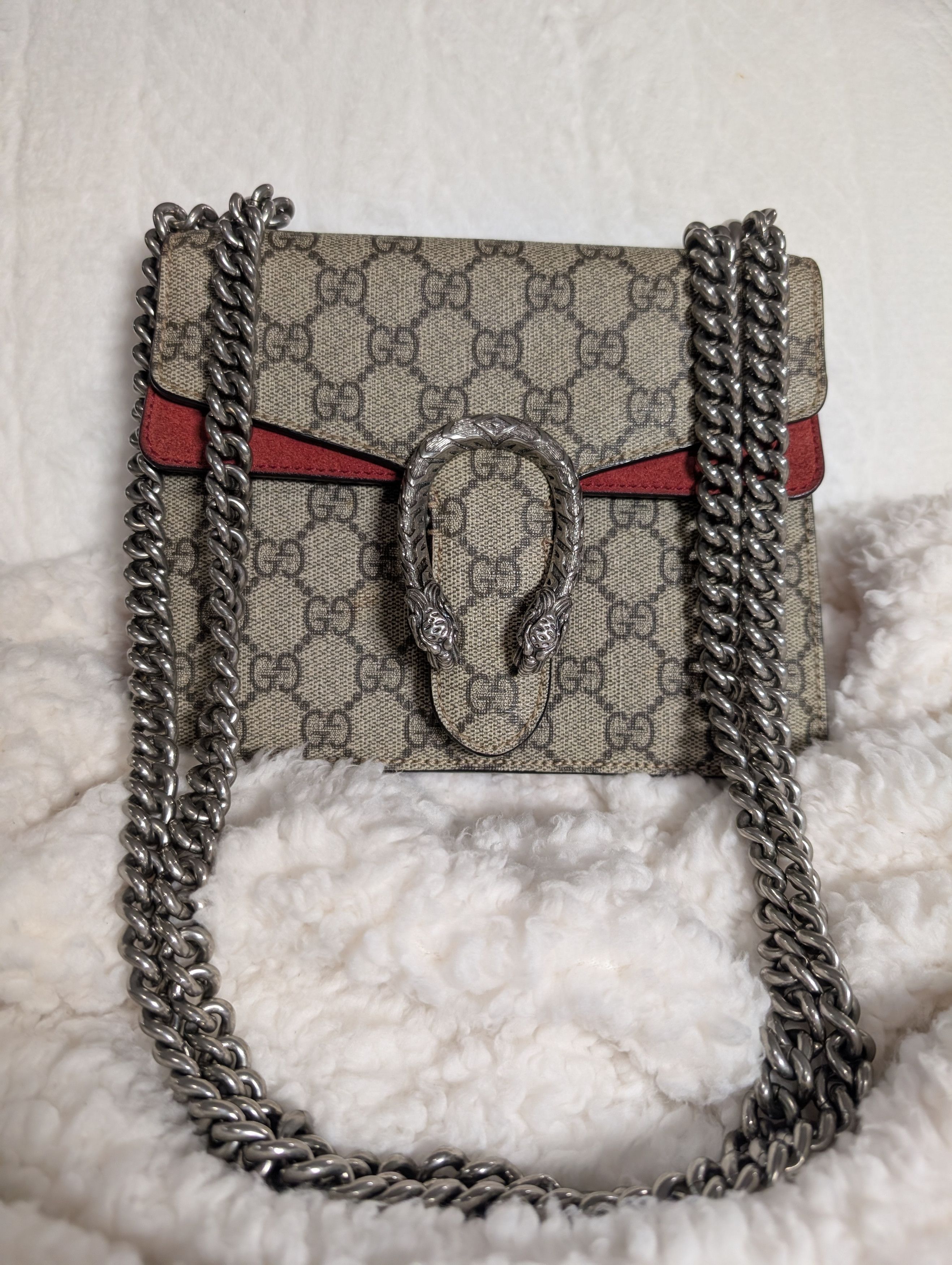 Gucci Gucci Beige Red GG Dionysus Size ONE SIZE - 2 Thumbnail