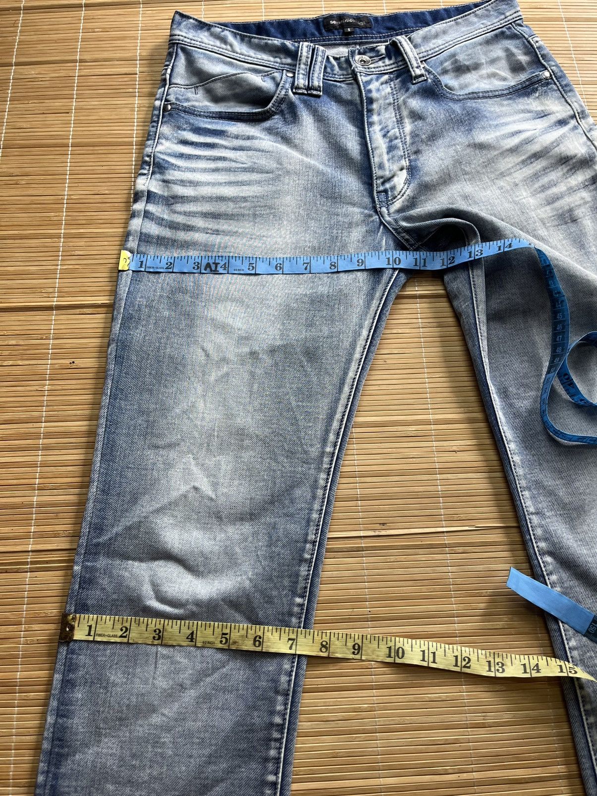 14th Addiction Vintage Japanese brand Semanticdesign jeans slim fit Size US 30 / EU 46 - 10 Thumbnail