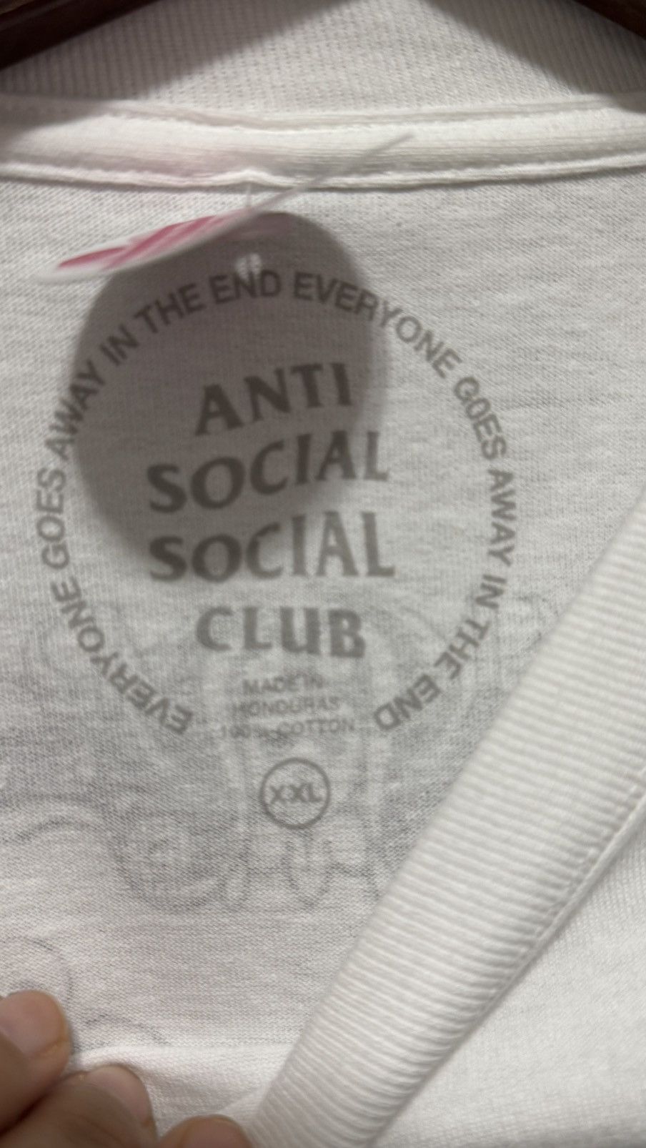 Anti Social Social Club Anti Social Social Club White Graphic Tee 2XL Men's Size US XXL / EU 58 / 5 - 8 Thumbnail