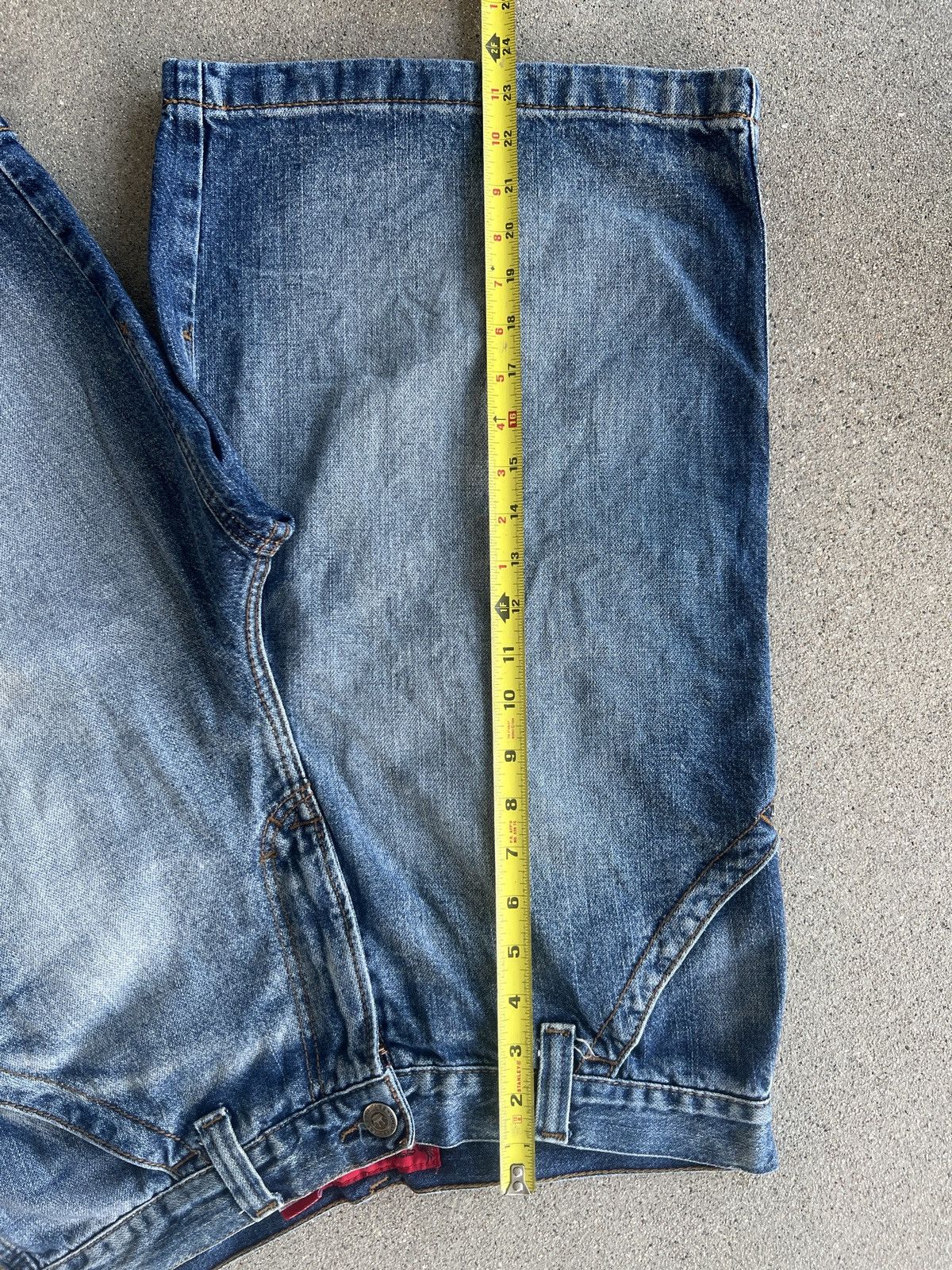 JNCO × Southpole × Vintage 2000s JNCO Medium Indigo Baggy Carpenter Fit Shorts Size 34 Size US 34 / EU 50 - 7 Thumbnail