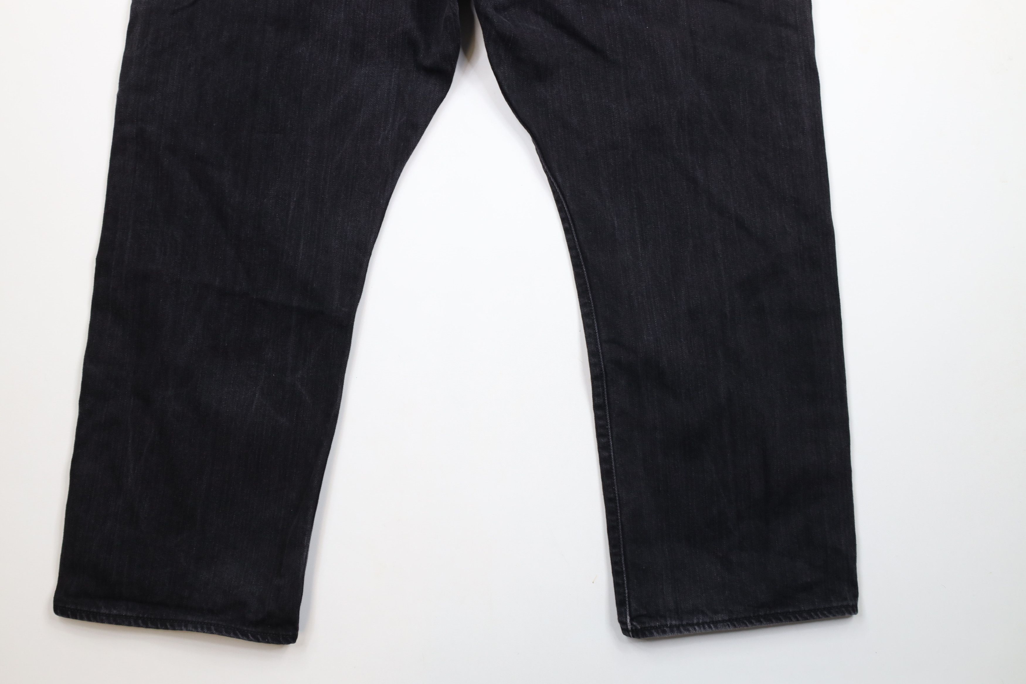 Levi's × Vintage Vintage Y2K Levis 501xx Fly Original Fit Denim Jeans Black Size US 44 / EU 60 - 11 Thumbnail