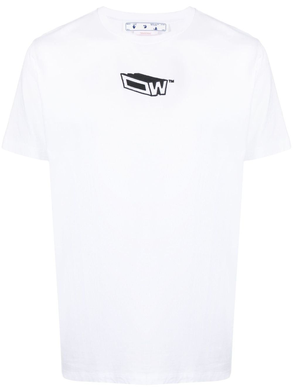 Off-White o1gr1nt0325 Graffiti Zine Slim S/S T-Shirt in White Size US XS / EU 42 / 0 - 1 Thumbnail