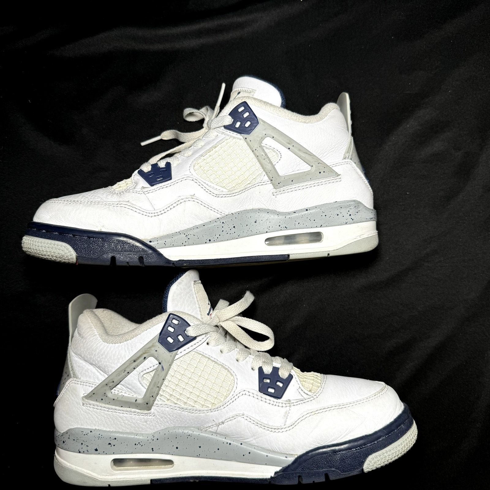 Jordan Brand × Nike Size 7 Nike Air Jordan 4 Retro GS Midnight Navy Men's Shoes Size US 7 / EU 40 - 2 Thumbnail