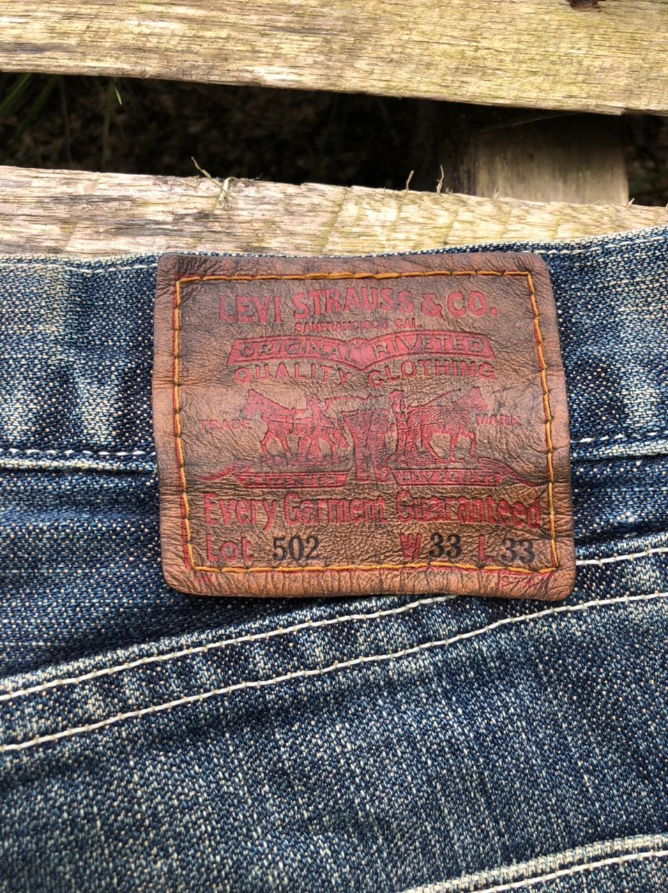 Levi's × Vintage Vintage Levi's 502 Denim Jeans Distressed Size US 31 - 3 Thumbnail