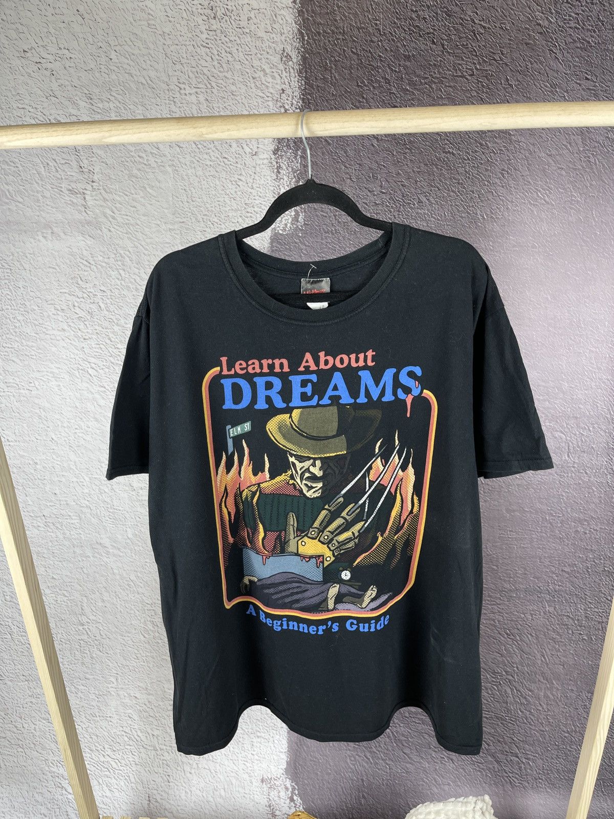 Gildan Freddy Krueger Learn about dreams Nightmare On Elm Street T Size US XL / EU 56 / 4 - 3 Thumbnail