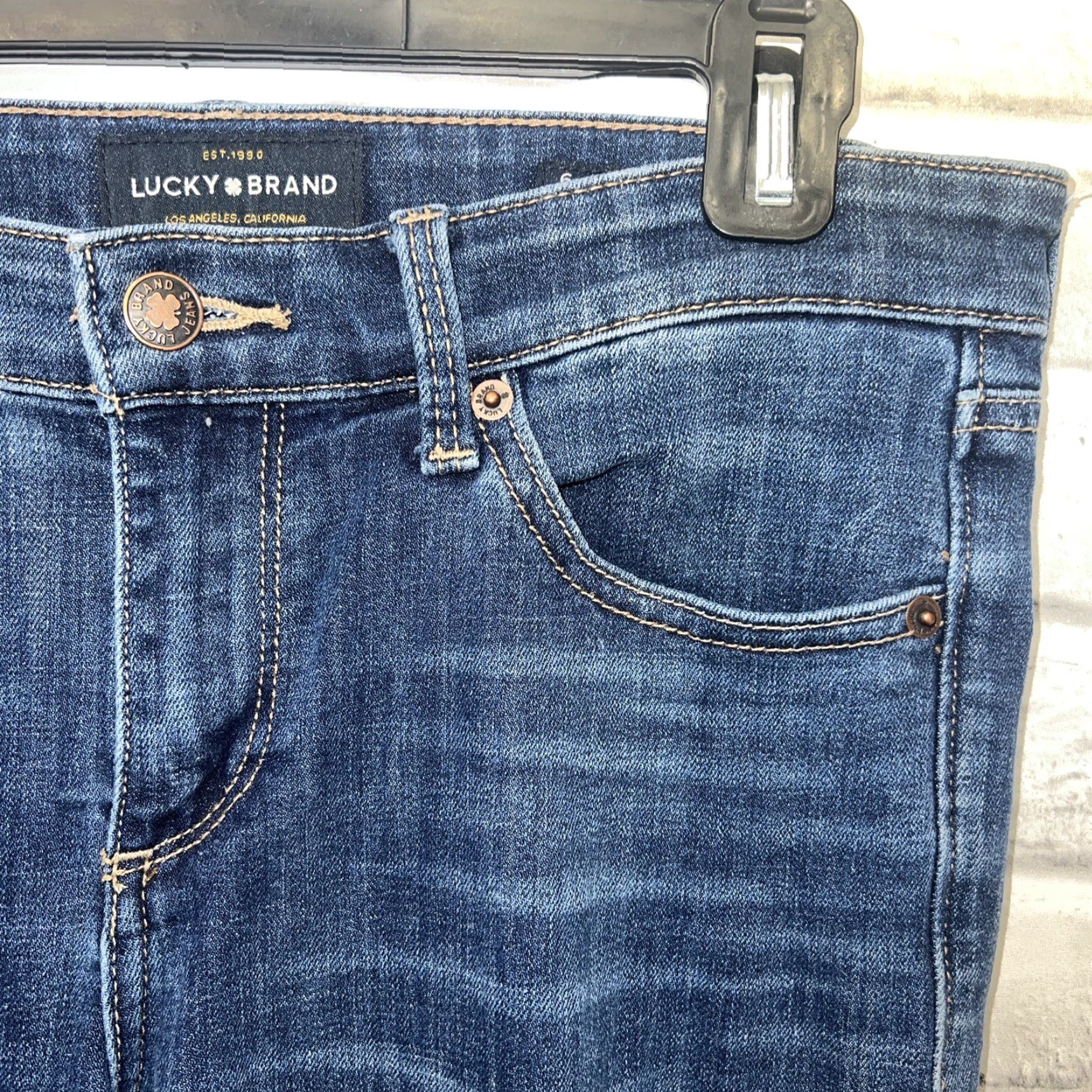 Lucky Brand Lucky Brand Cheville Jeans Womens Size 6 28in Inseam Blue Ankle Jeans Womens 6ths? Size 28" / US 6 / IT 42 - 2 Thumbnail