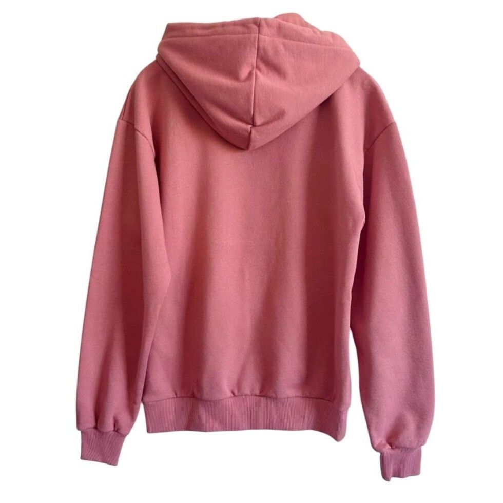 Celine Celine Paris Pink Hooded Sweatshirt With Kangaroo Pocket Wom Size M / US 6-8 / IT 42-44 - 2 Thumbnail
