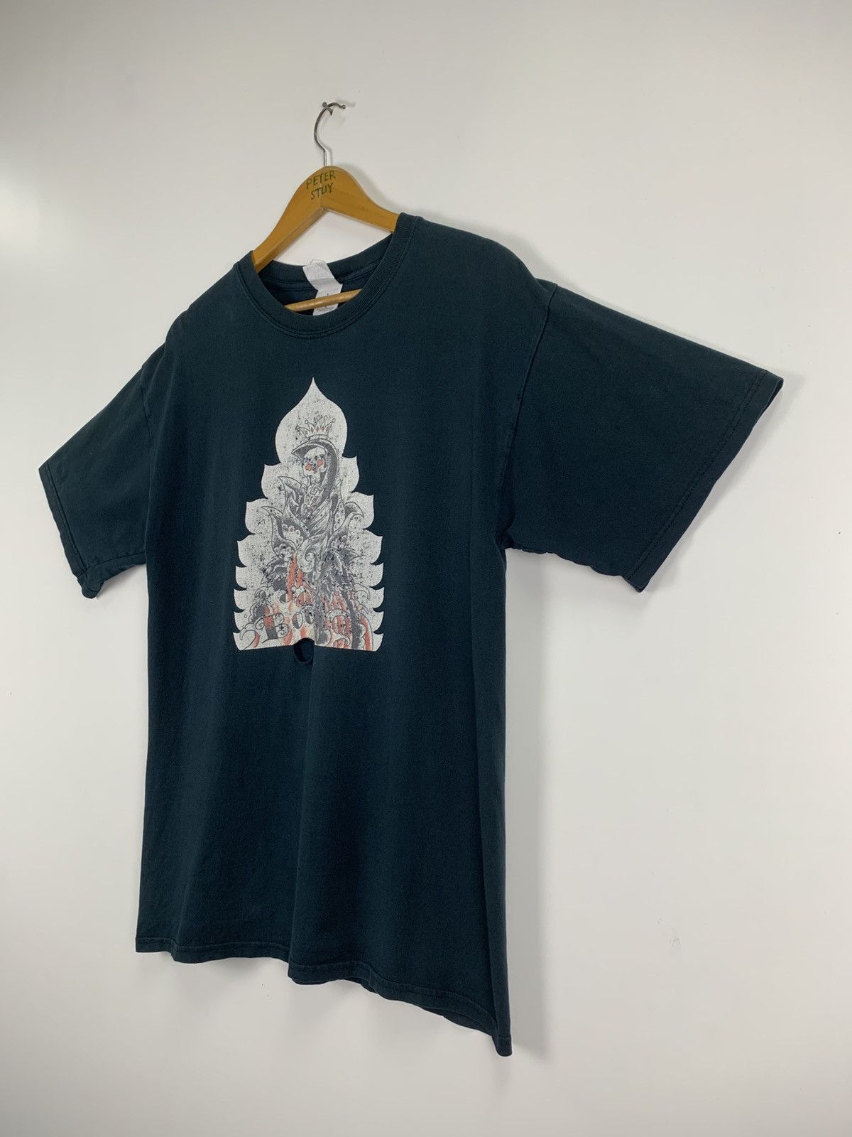 Gildan × Vintage Vintage Joe Boo Light Wave Tattoos Size US L / EU 52-54 / 3 - 4 Thumbnail