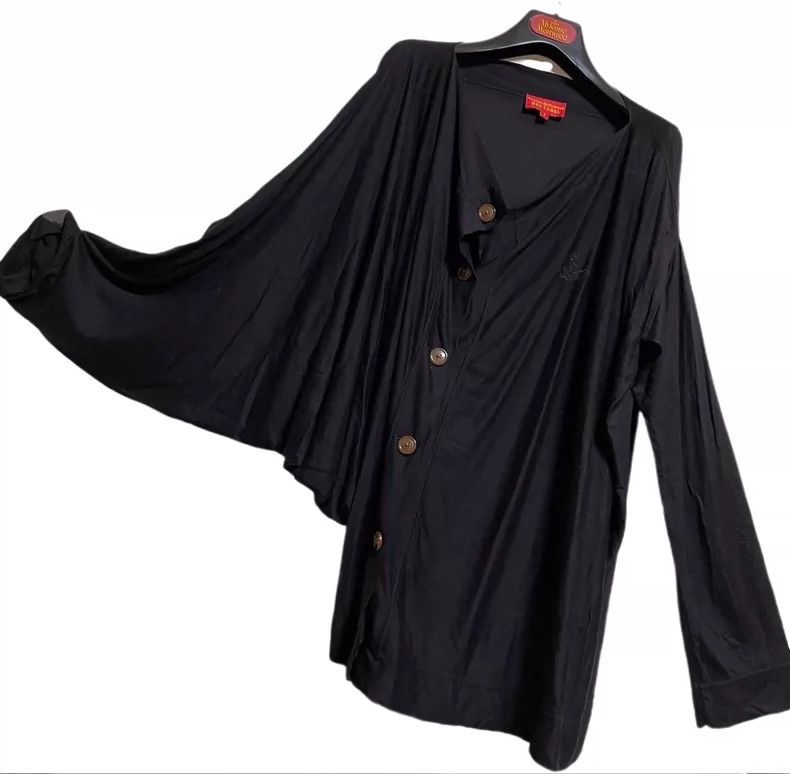 Vivienne Westwood Vivienne Westwood Irregular embroidered Saturn logo cardig Size M / US 6-8 / IT 42-44 - 1 Thumbnail