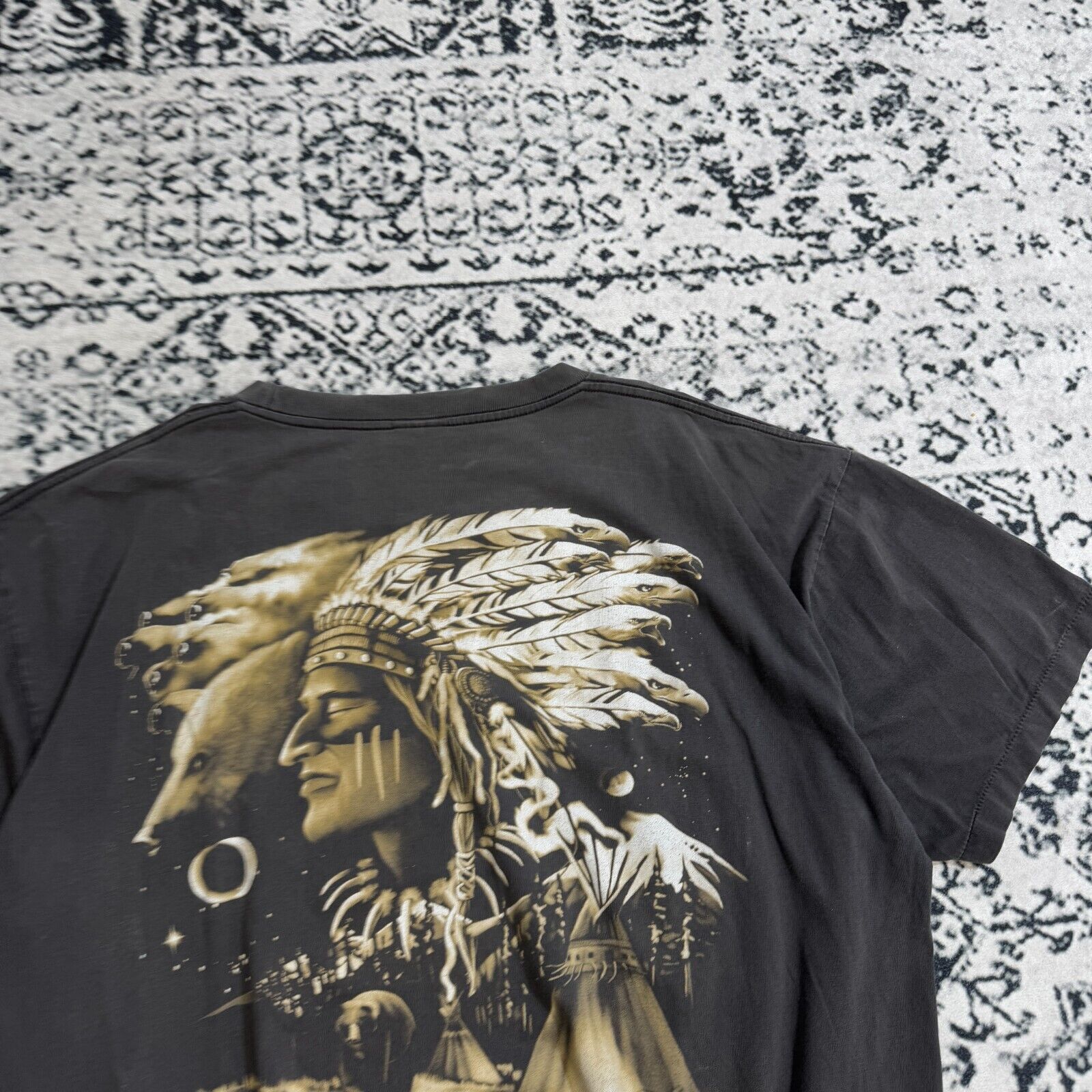 Vintage Vintage Unisex Gray Cotton T-Shirt Size XL Y2k 90s Archive Size US XL / EU 56 / 4 - 13 Thumbnail