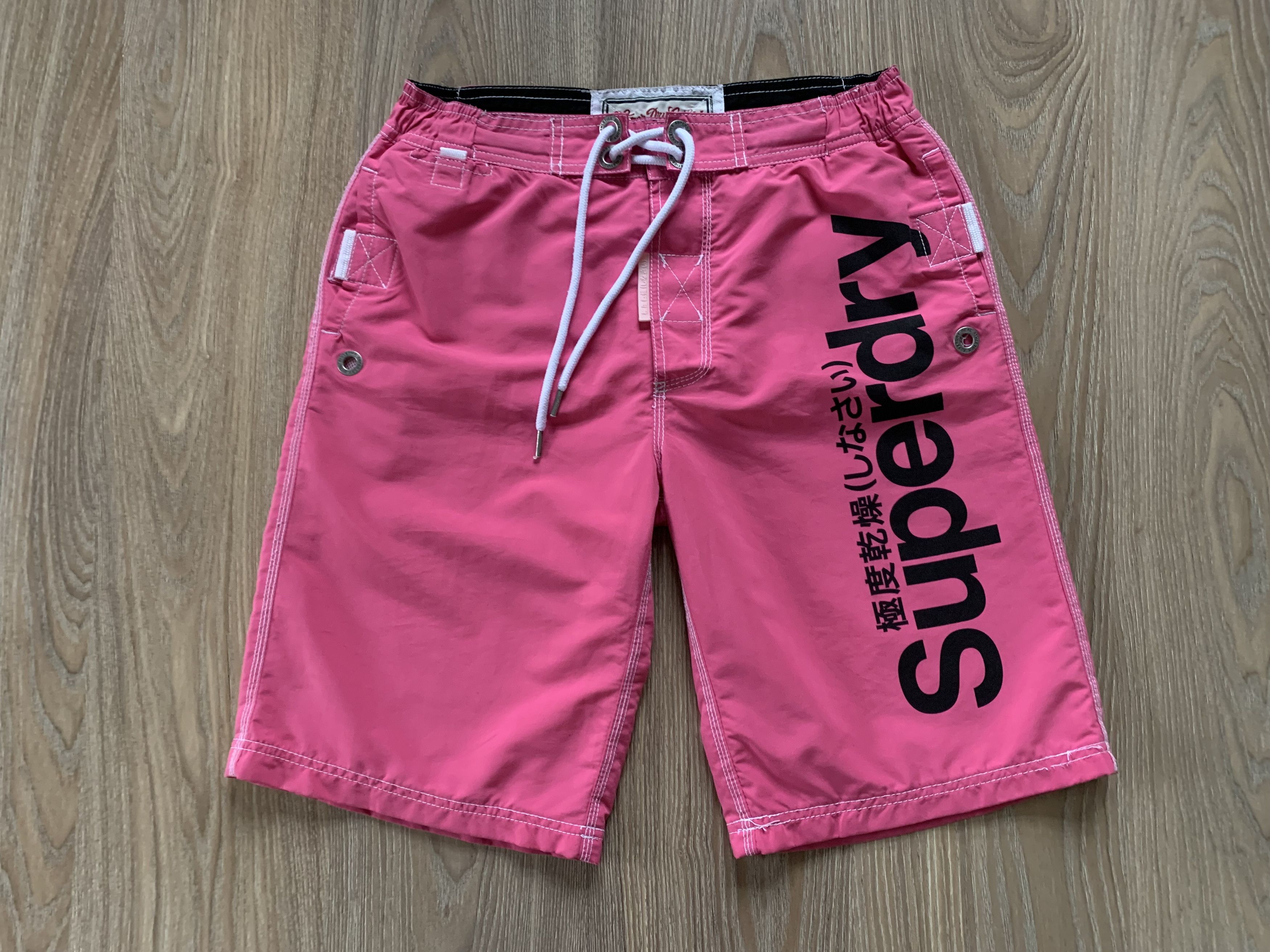 Superdry Superdry Pink Swim Printed Shorts Size US 32 / EU 48 - 2 Thumbnail
