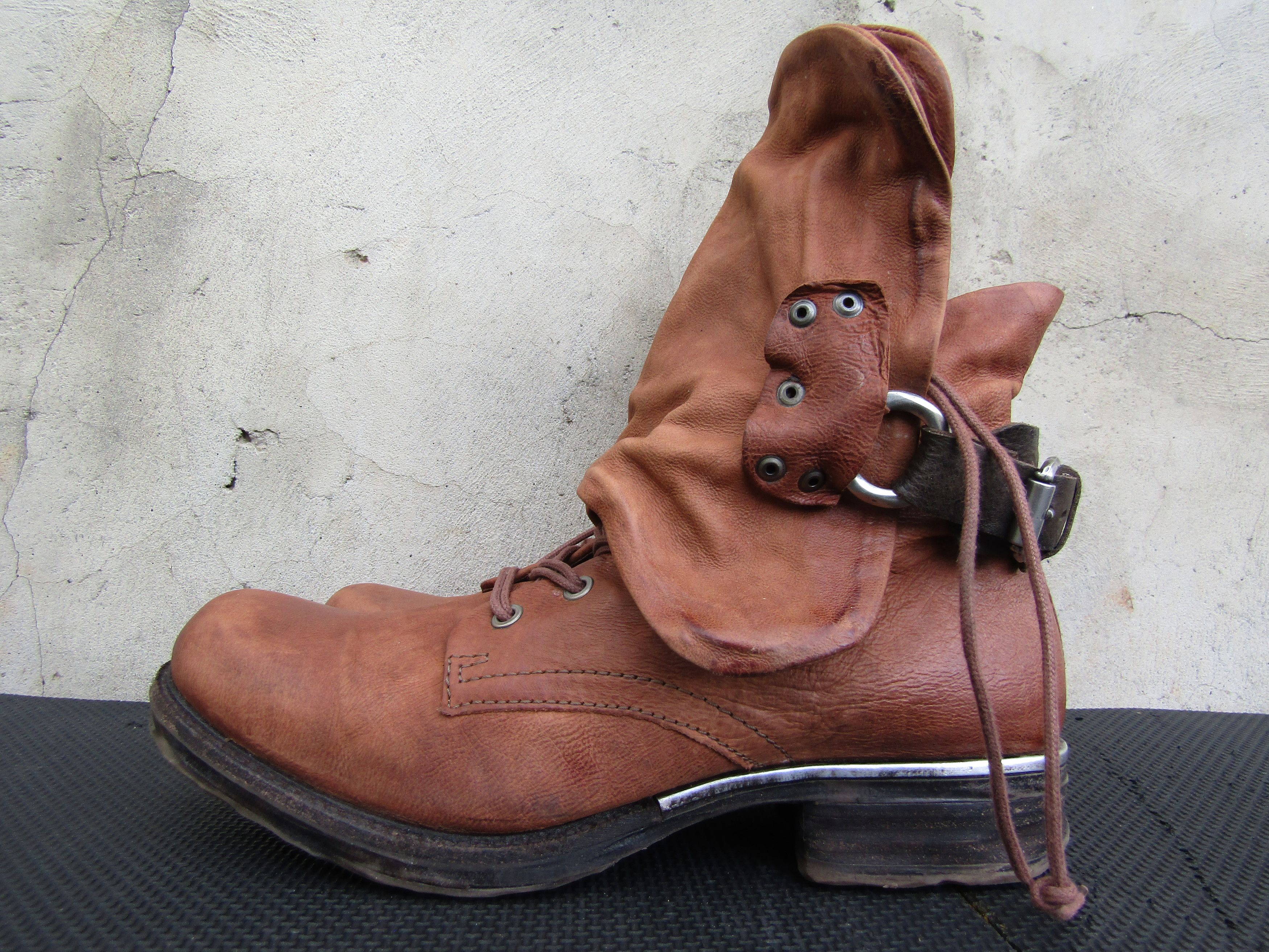 A.S.98 A.S.98 Airstep Buckle Zip Brown Booties Size US 10 / IT 40 - 6 Thumbnail