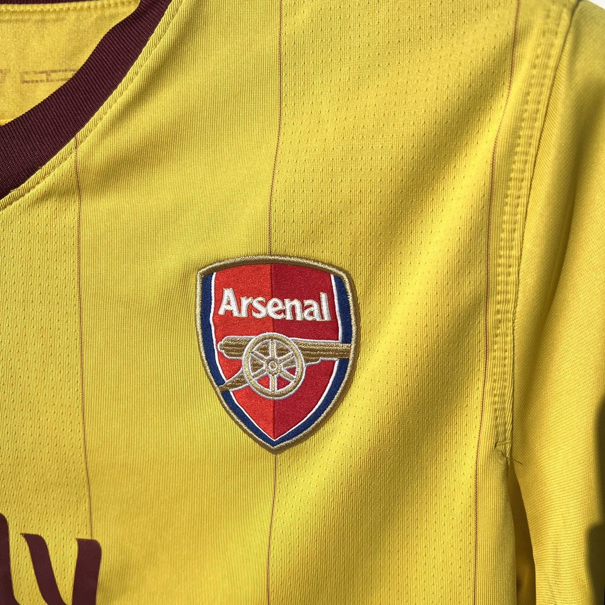 Nike × Vintage Vintage Nike Arsenal London Jersey 2010-2012 yellow Size US S / EU 44-46 / 1 - 3 Thumbnail