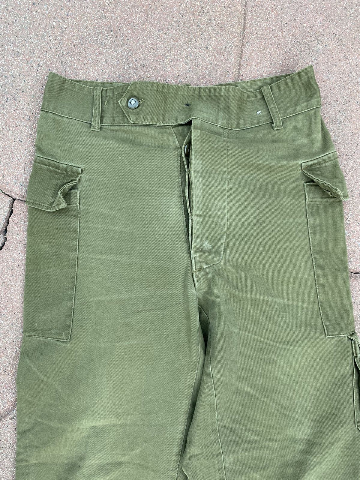 Vintage VINTAGE Green Military Cargo Pants Size US 30 / EU 46 - 3 Thumbnail
