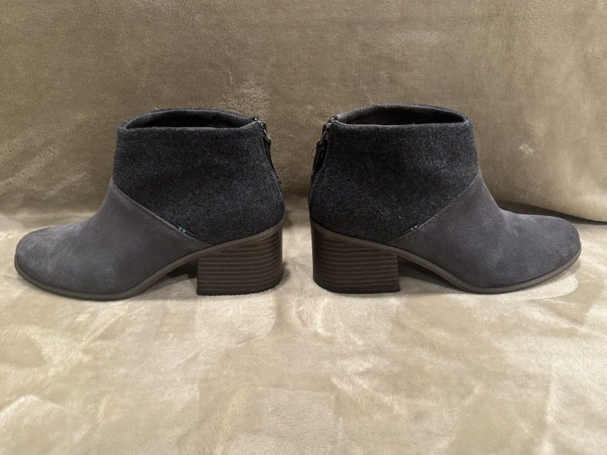 Toms TOMS Women’s Lacy Bootie Forged Iron Grey Heel Size 9 Size US 9 / IT 39 - 4 Thumbnail