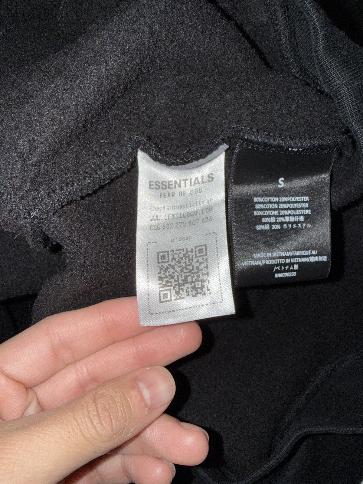 Essentials Fear of God Essentials State Hoodie Black Medium Size US M / EU 48-50 / 2 - 6 Thumbnail