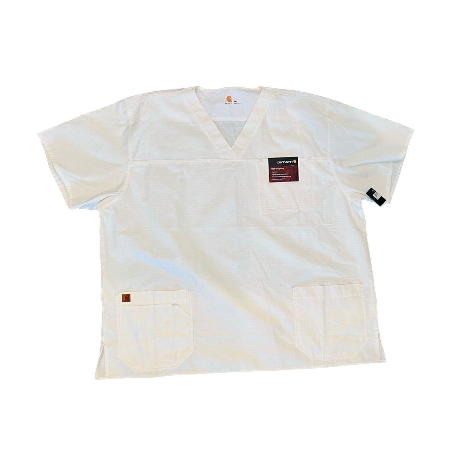 Carhartt Carhartt White Nurse Medical Scrub Top Shirt 3XL NWT Scrubs Size US XL / EU 56 / 4 - 3 Thumbnail