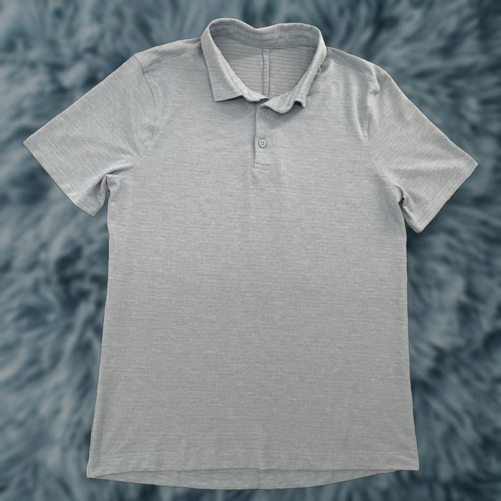 Lululemon Lululemon Tech Polo Shirt Mens Medium Blue Short Sleeve Logo Breathable Lightweight Athletic Size US M / EU 48-50 / 2 - 1 Thumbnail