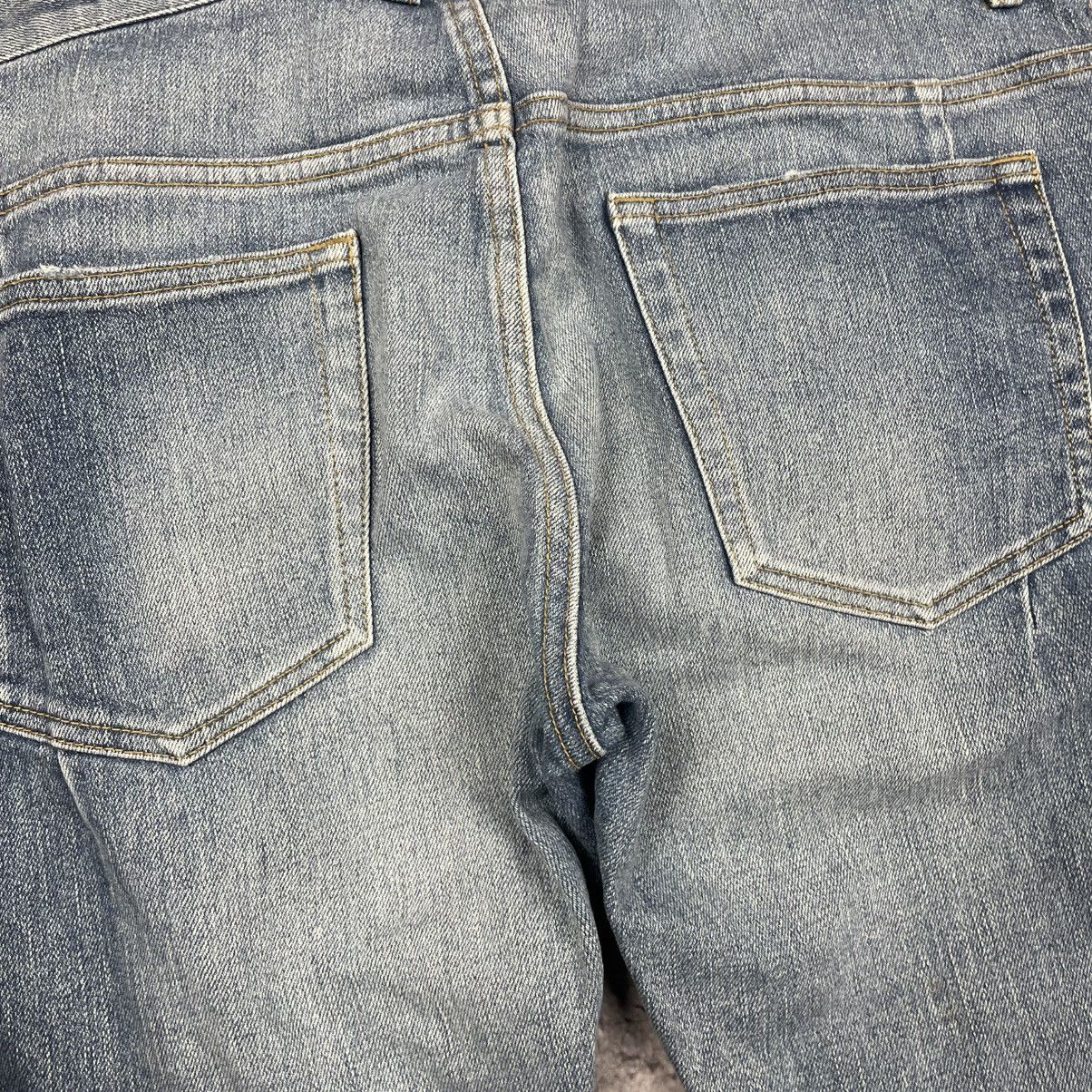 Balmain Balmain Light Blue Biker Stretch Denim Jeans Luxury Size US 34 / EU 50 - 12 Thumbnail