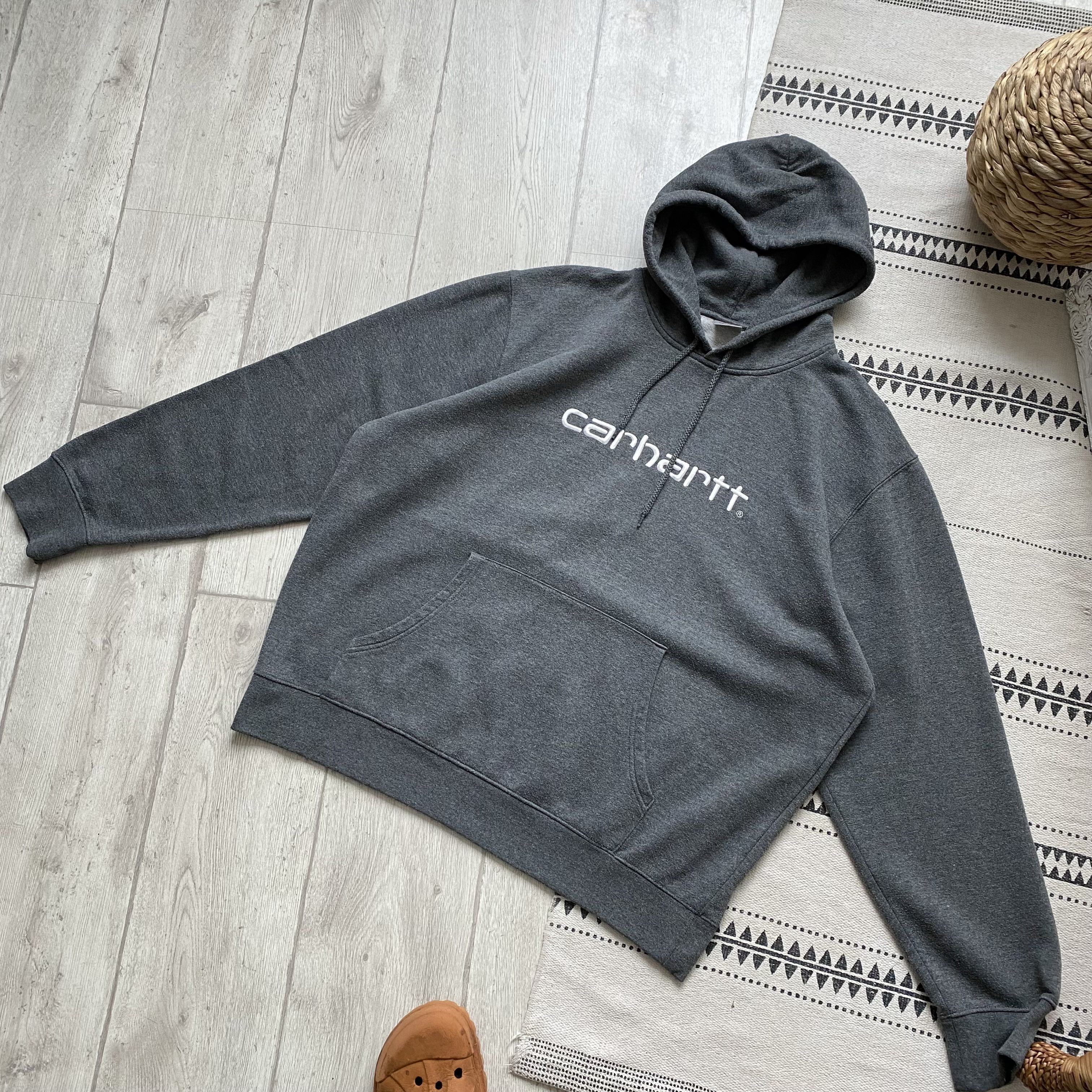 Carhartt Wip Vintage Carhartt Boxy Hoodie Center Big Logo Y2K Size US XXL / EU 58 / 5 - 9 Thumbnail