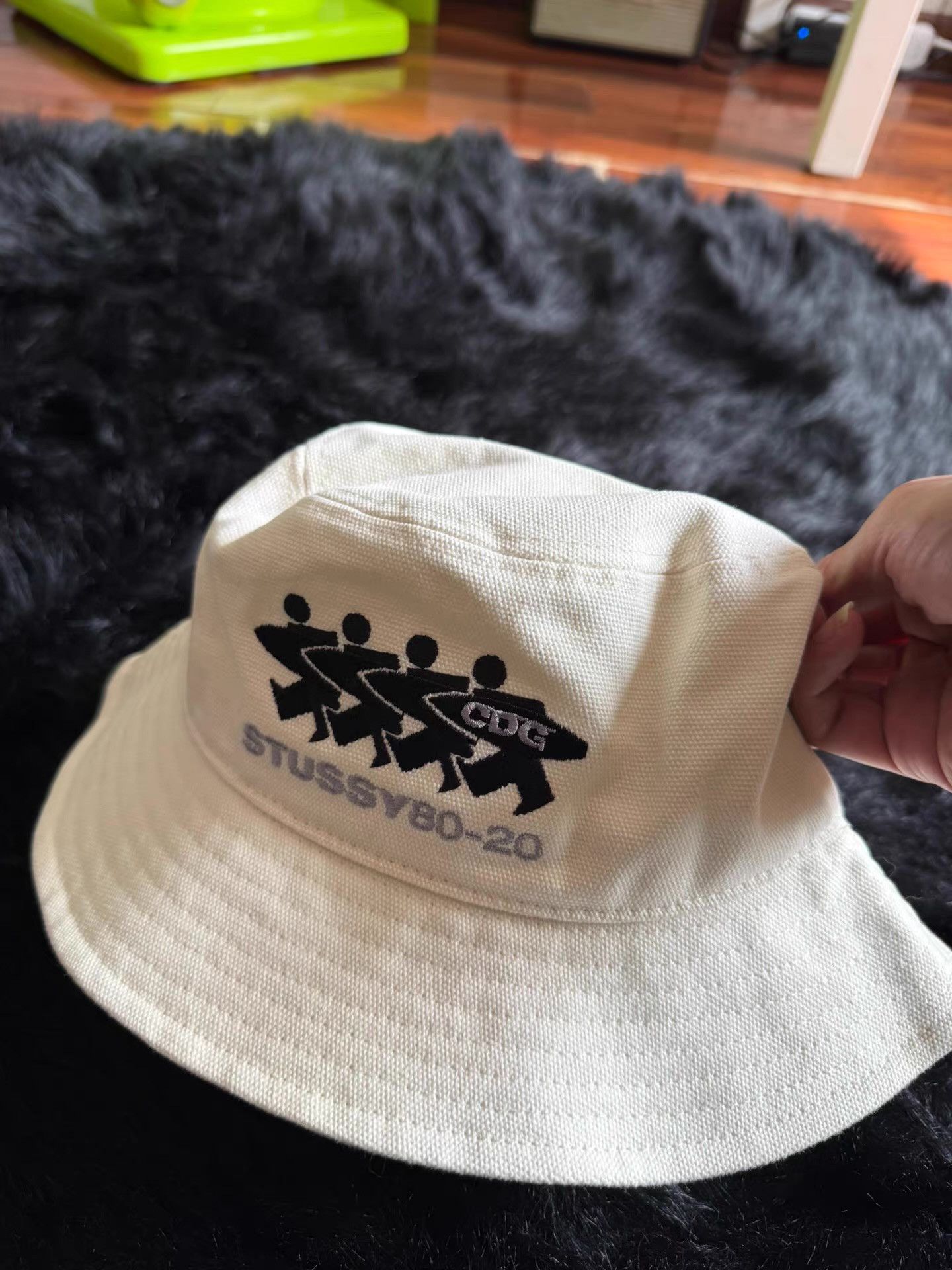 Stussy Stussy × CDG Bucket Hat Q17 Size ONE SIZE - 3 Thumbnail