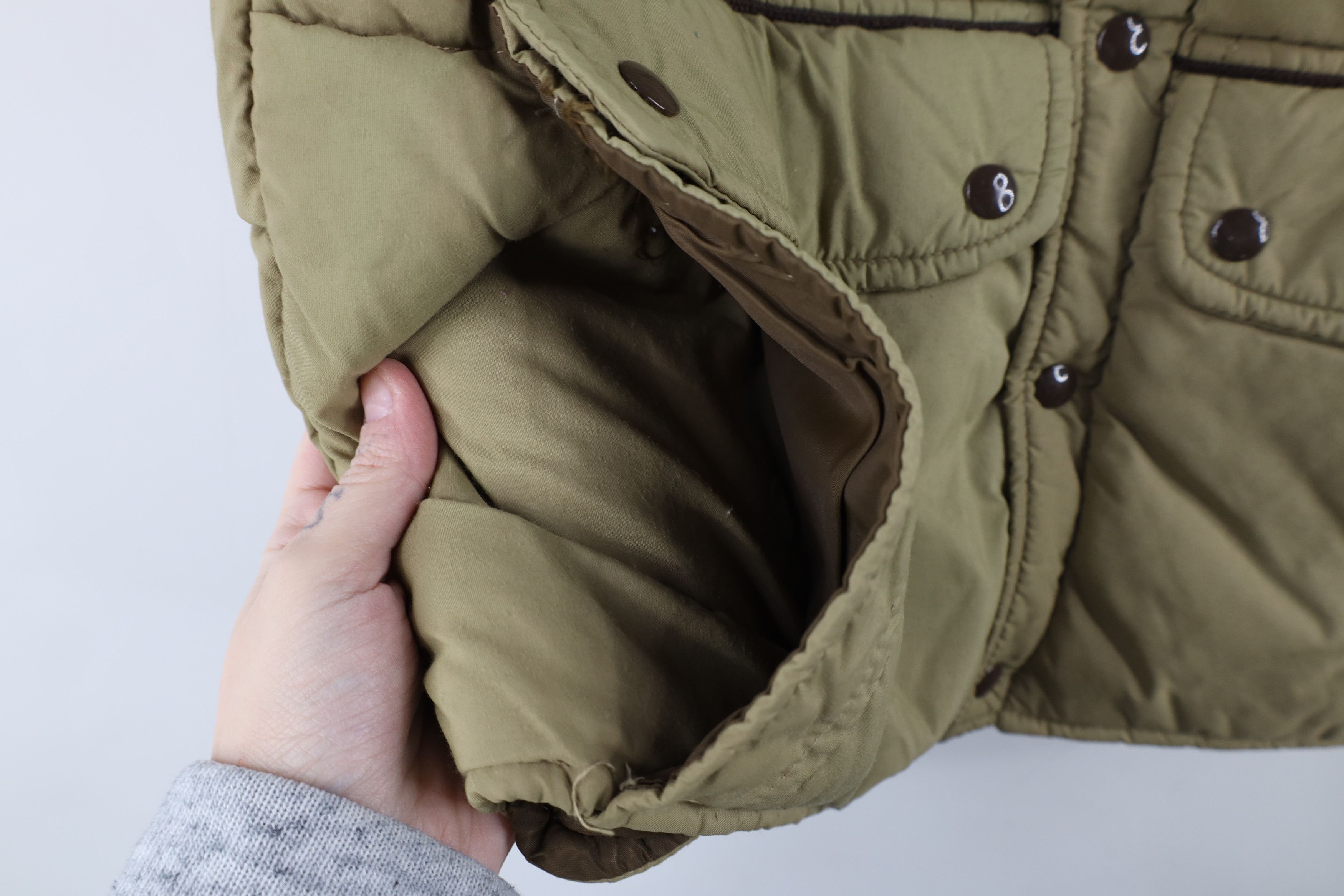 Vintage Vintage 70s Streetwear Sun Faded Puffer Vest Jacket Brown Size US M / EU 48-50 / 2 - 5 Thumbnail