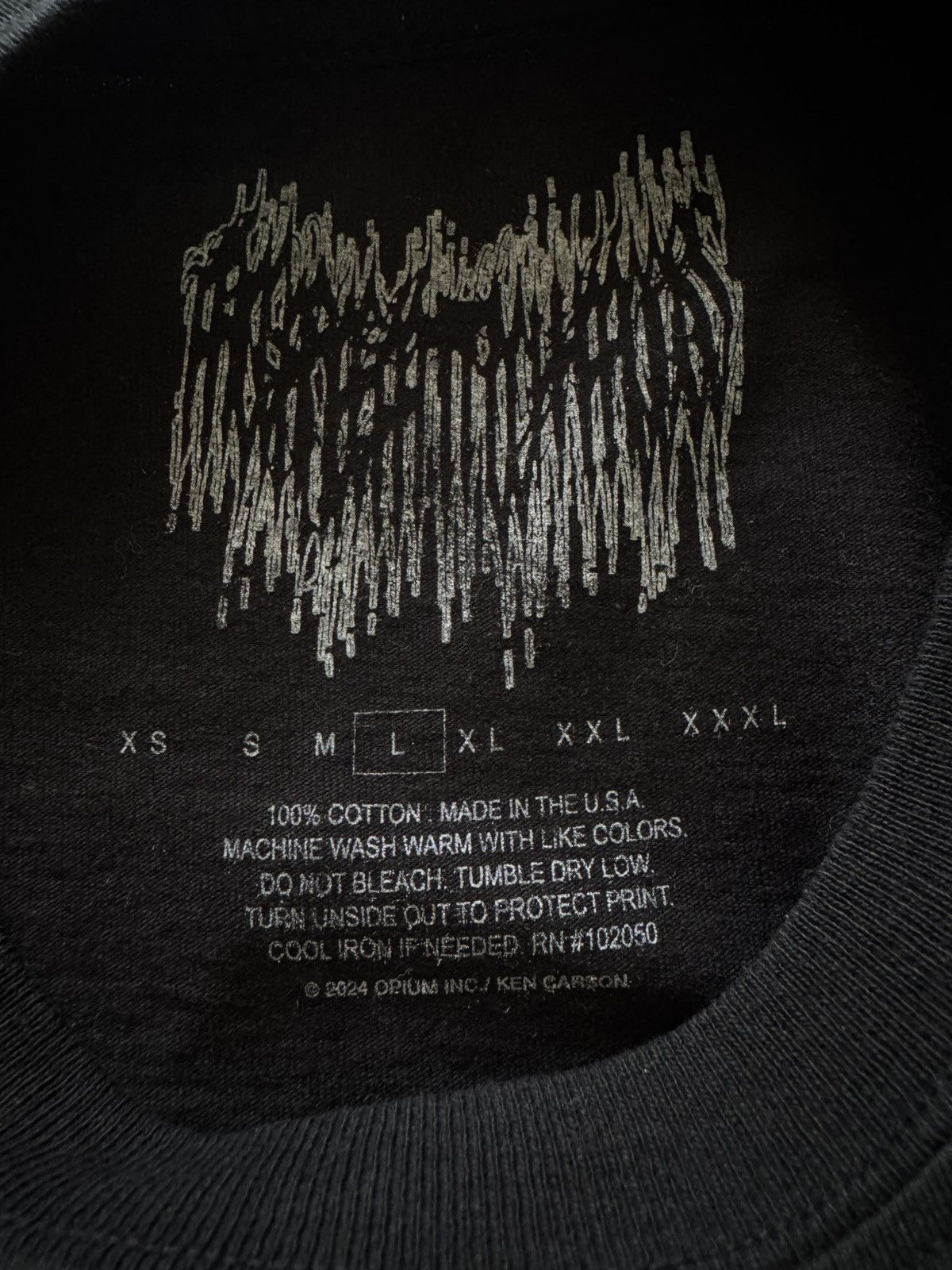 Ken Carson Ken Carson A Great Chaos Merch Tee Size US L / EU 52-54 / 3 - 2 Thumbnail