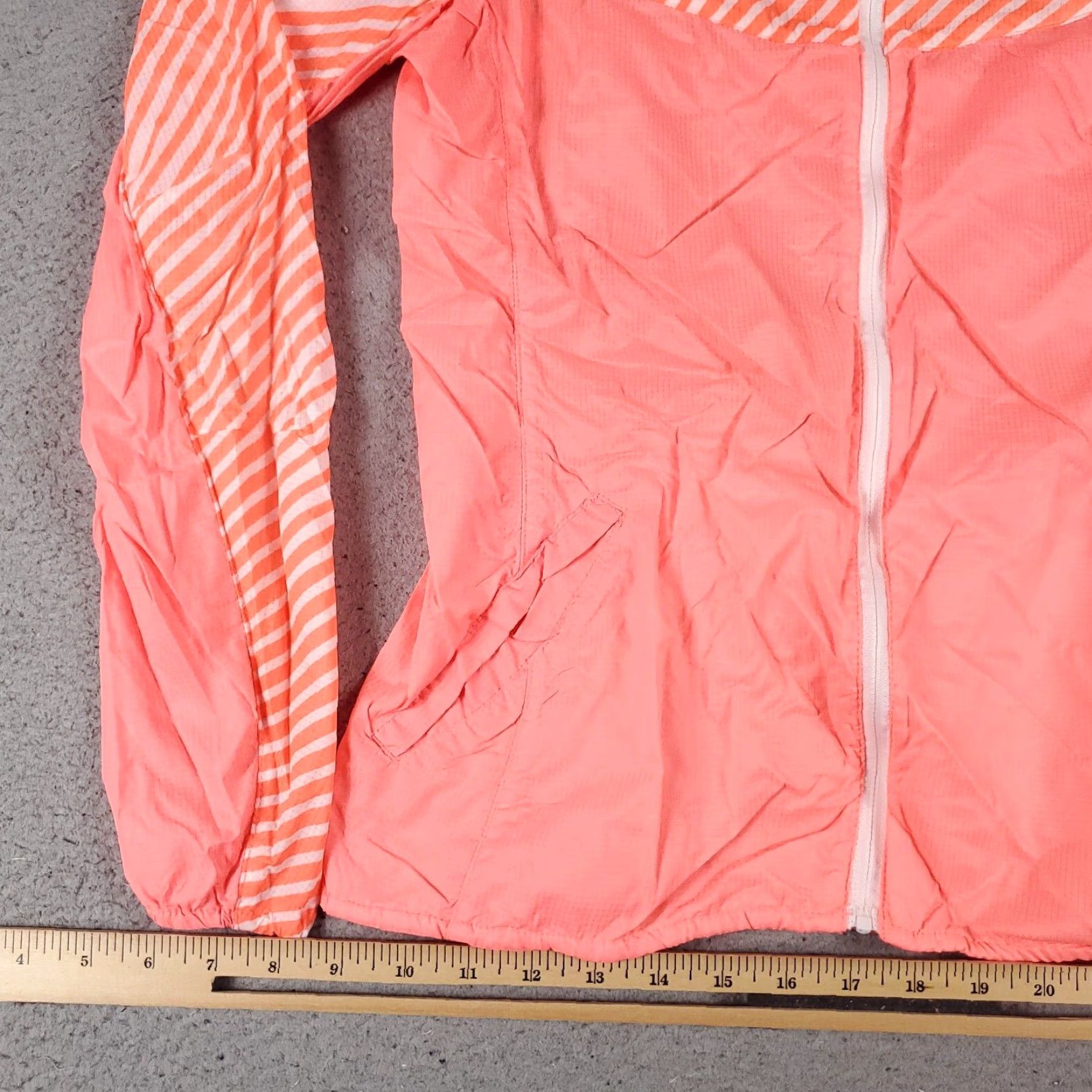Puma PUMA Windbreaker Jacket Womens Small Coral Orange Full Zip Activewear Size S / US 4 / IT 40 - 4 Thumbnail