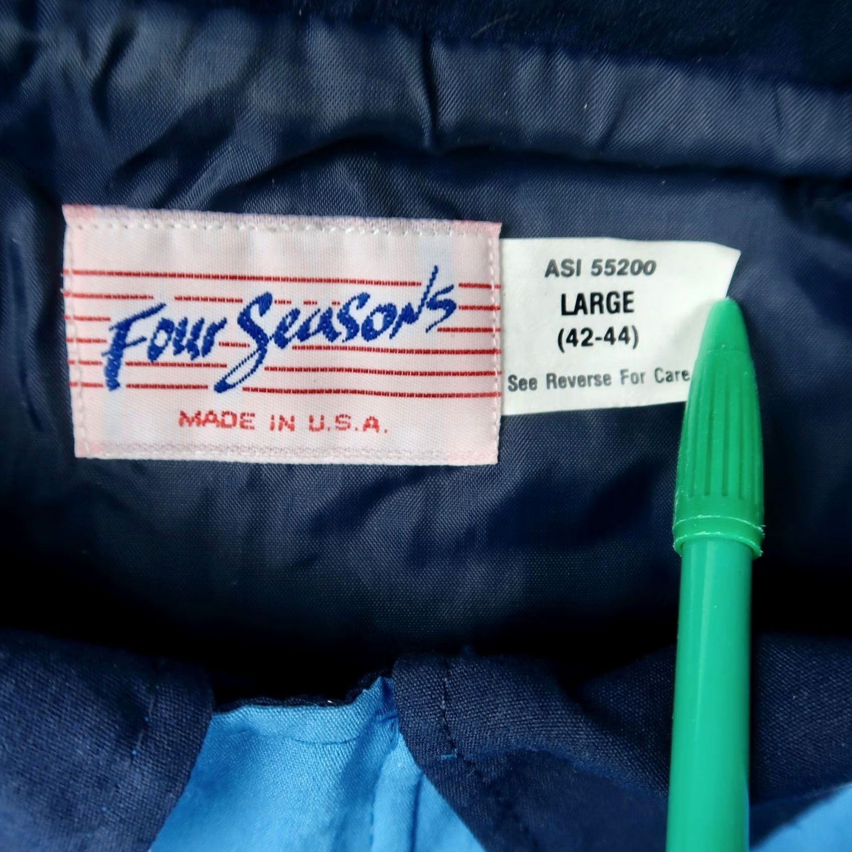 Vintage VINTAGE Philips Lighting Windbreaker Jacket Mens Large Blue USA Made Size US L / EU 52-54 / 3 - 6 Thumbnail