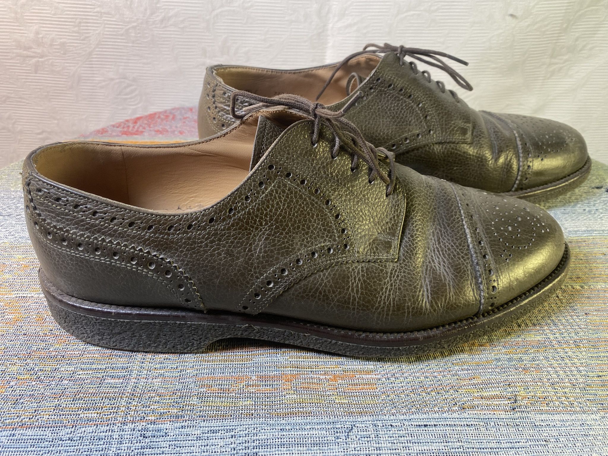 Bally Bally Brogues Brown EU 43.5 / UK 9.5 / US 10.5 Size US 10.5 / EU 43-44 - 2 Thumbnail