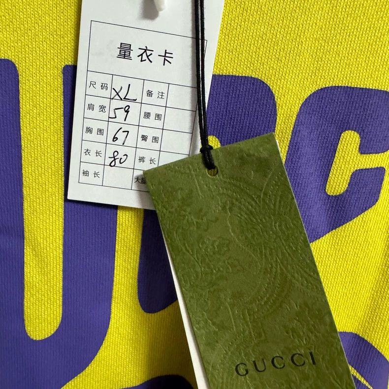 Gucci Gucci Yellow lemon sweatshirt 2502-Nextarrow Size US XL / EU 56 / 4 - 3 Thumbnail
