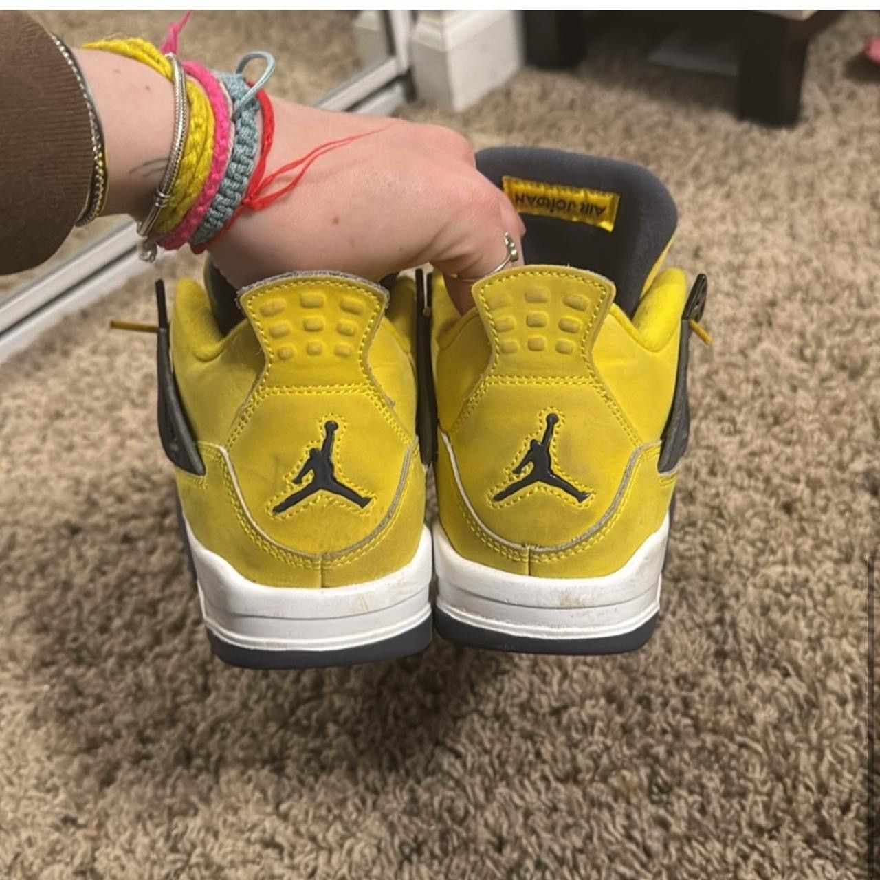 Jordan Brand × Nike 2021 Retro Jordan 4 “Lightning” Size US 6.5 / IT 36.5 - 4 Thumbnail