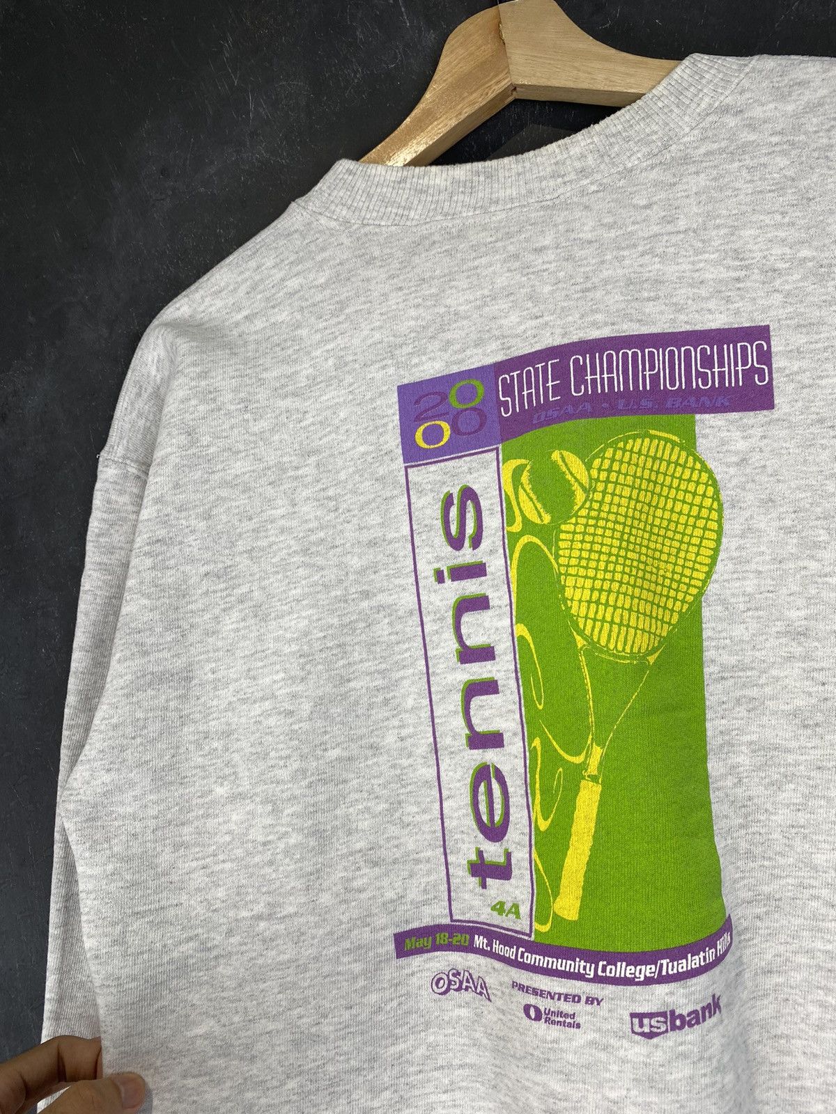 Vintage y2k Mt Hood Tennis State Championship Crewneck Size US M / EU 48-50 / 2 - 2 Thumbnail