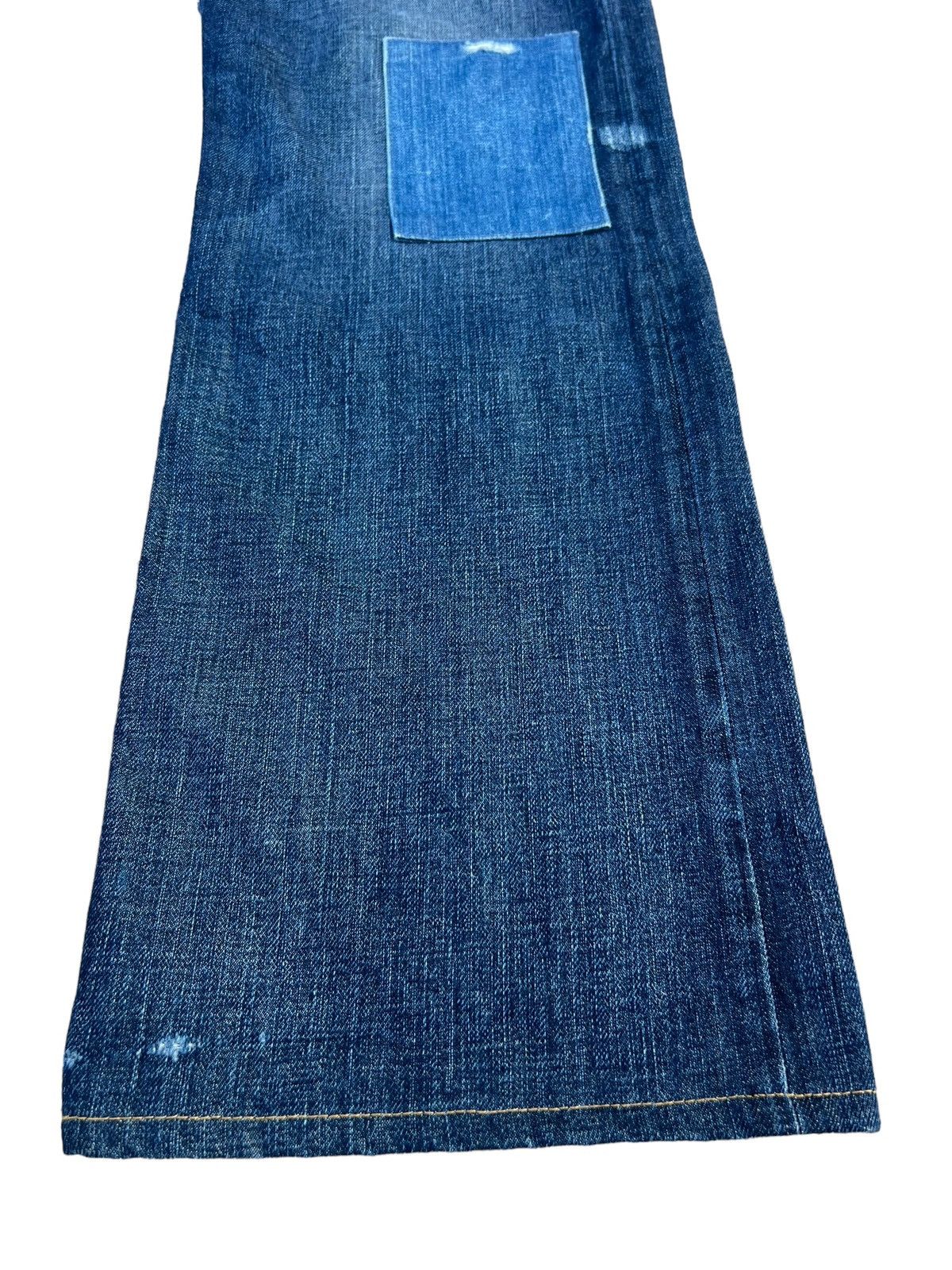 Rag & Bone Vintage Rag & Bone Distressed Patch Denim Flare Jeans Size US 30 / EU 46 - 13 Thumbnail