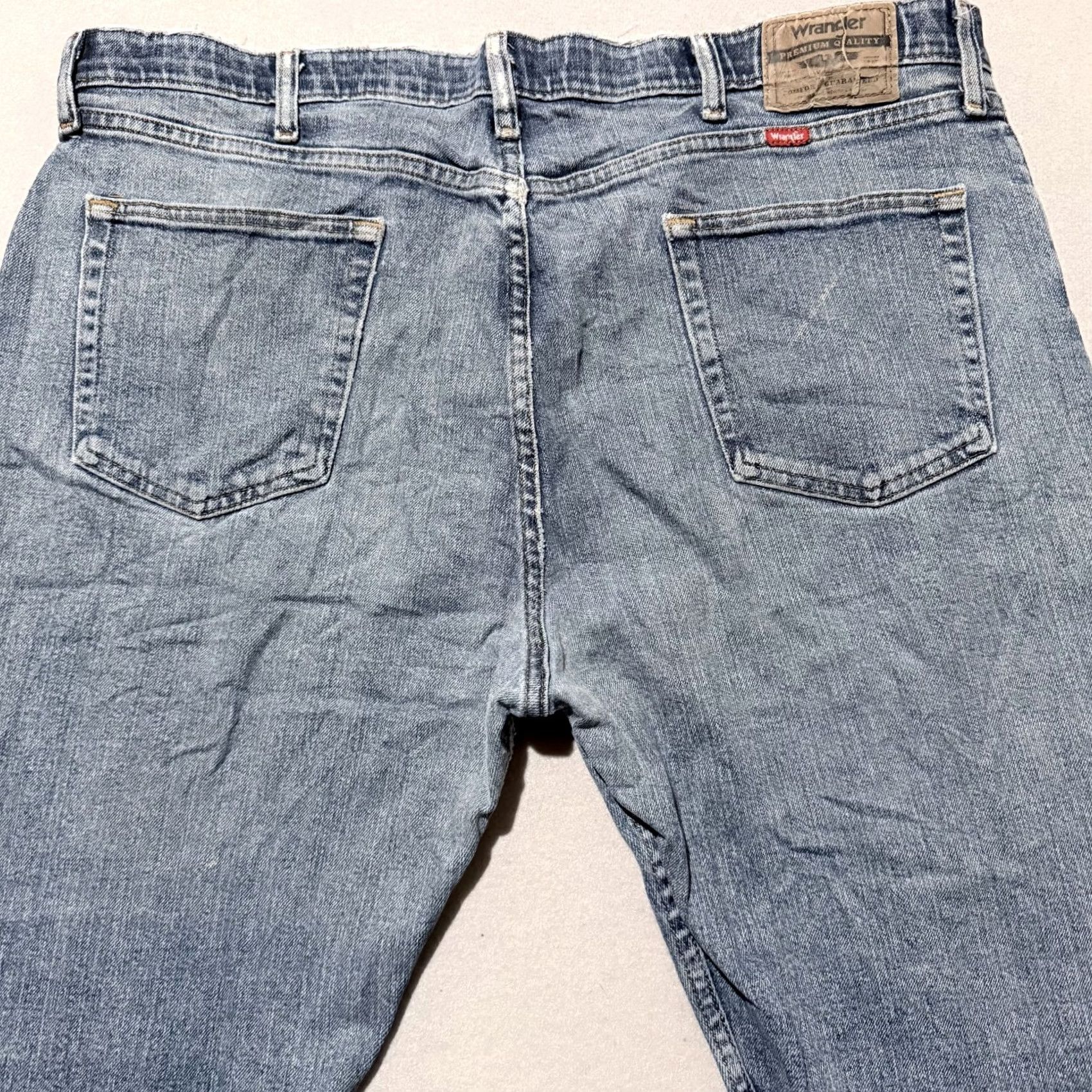 Wrangler Wrangler Jeans Men’s Blue Denim Stretch Pockets Mid Rise Hipster - 40x29 Jeans Size US 40 / EU 56 - 4 Thumbnail
