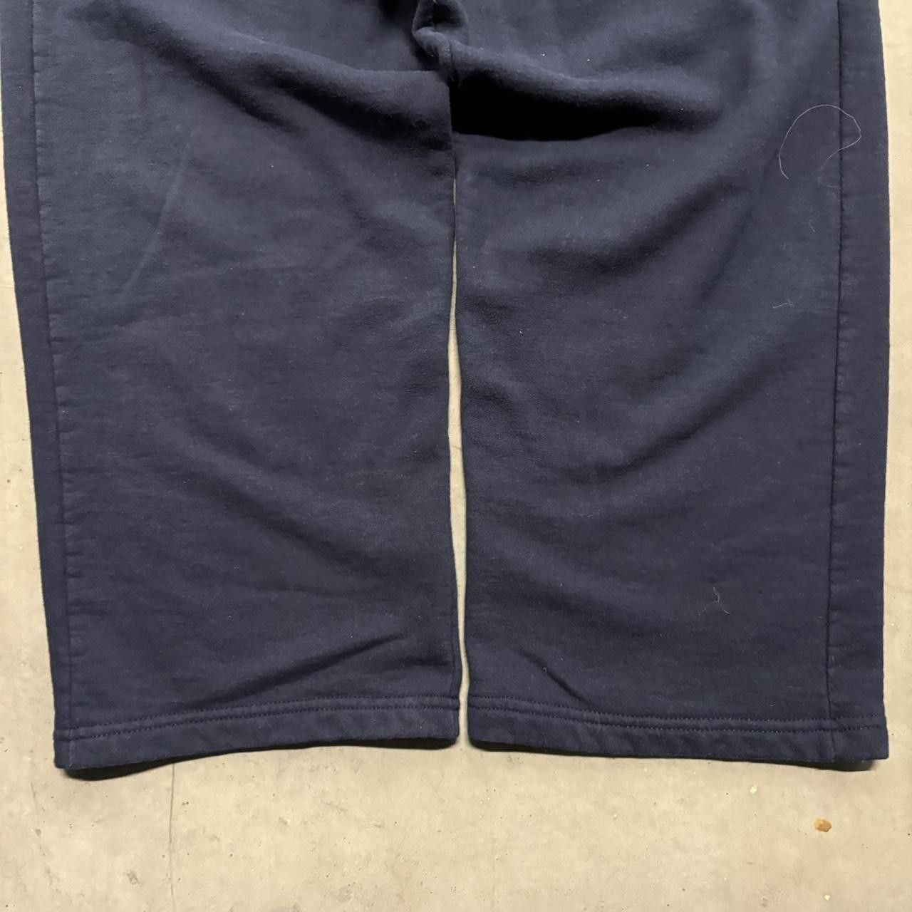 Japanese Brand × Vintage Crazy Vintage Y2K/2000s Baggy Navy Blue Sweatpants! Size US 36 / EU 52 - 4 Thumbnail