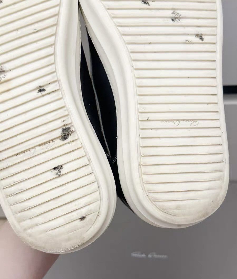 Rick Owens Rick Owens mainline black and white low-top leather shoes Size US 7 / EU 40 - 6 Thumbnail
