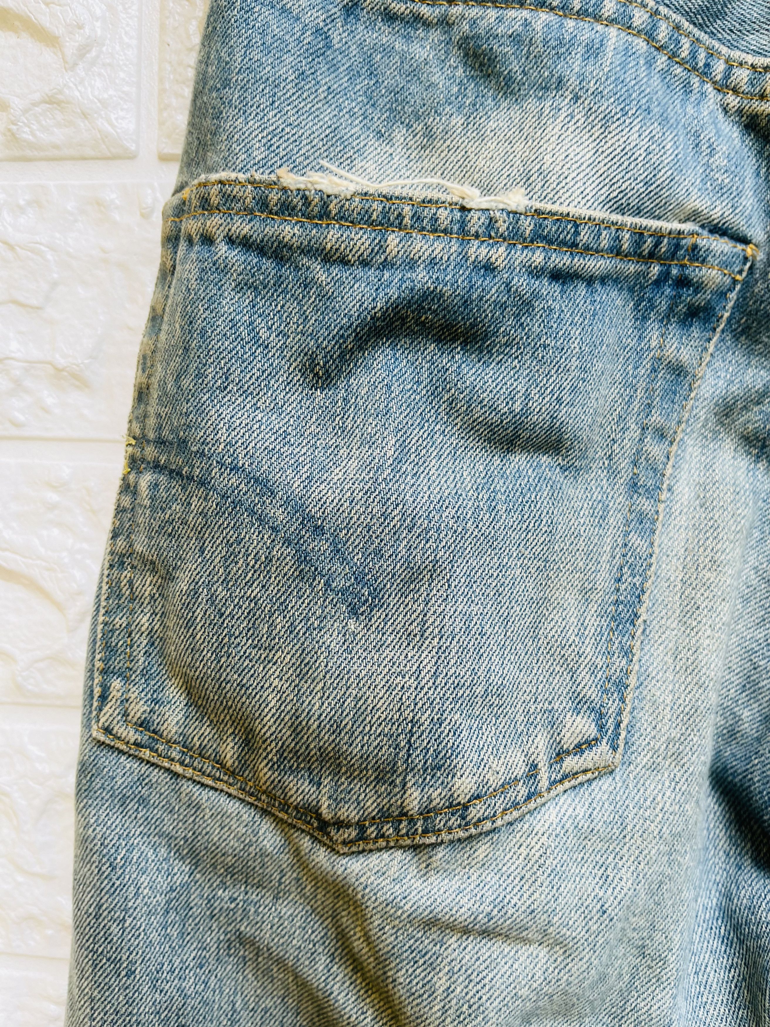 Levi's Vintage Clothing × Vintage Vintage Levis Distressed Designer Fashion Style Size US 28 / EU 44 - 8 Thumbnail