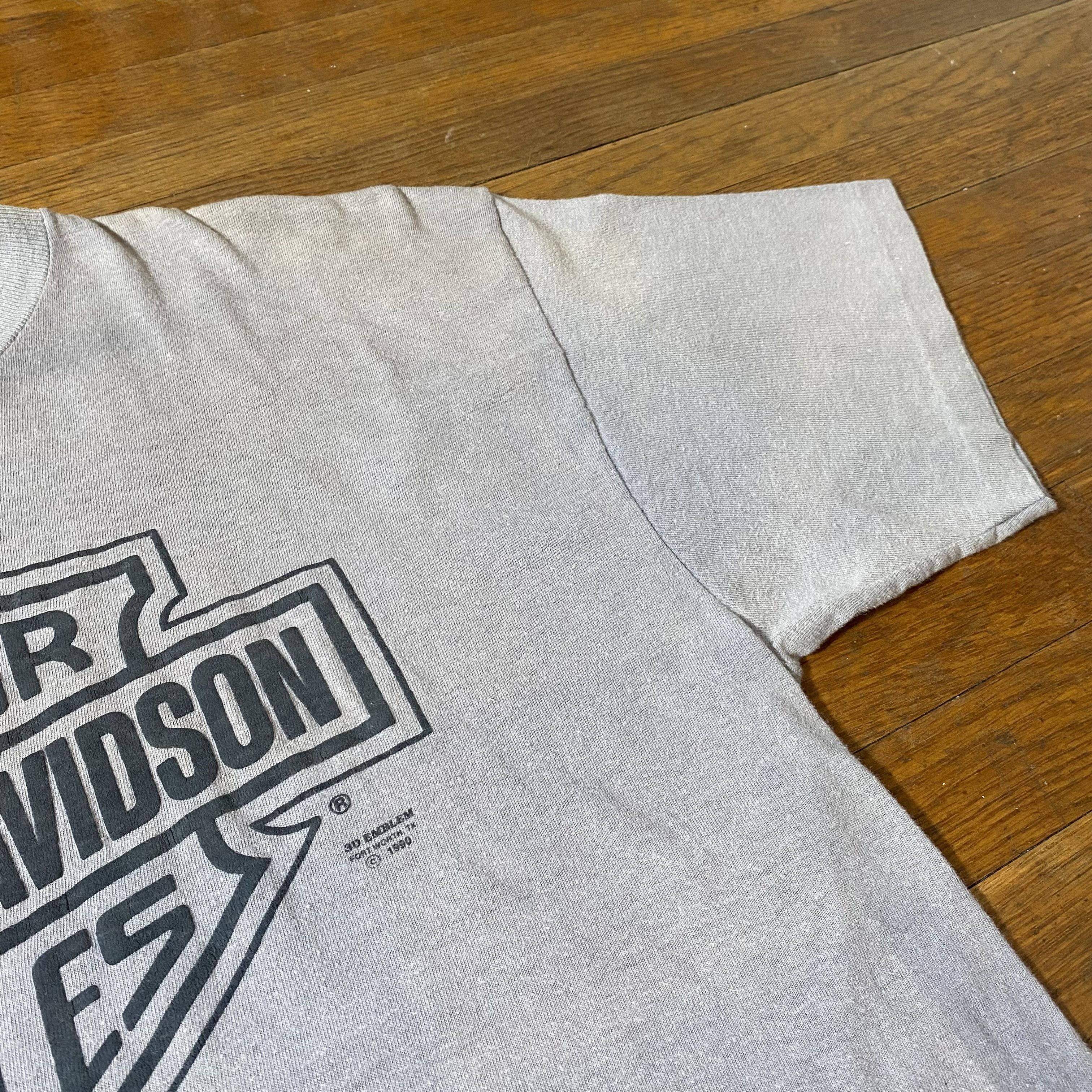 Other Vintage 1990 3D Emblem Harley Davidson PA Faded Logo Tee Size US L / EU 52-54 / 3 - 8 Thumbnail