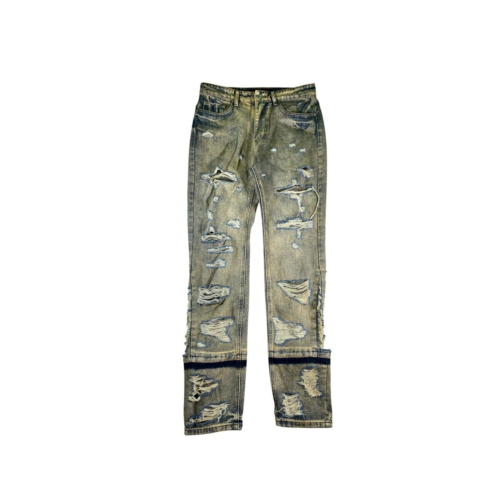 Who Decides War Who Decides War Distressed Rust Wash Jeans Size US 30 / EU 46 - 1 Thumbnail